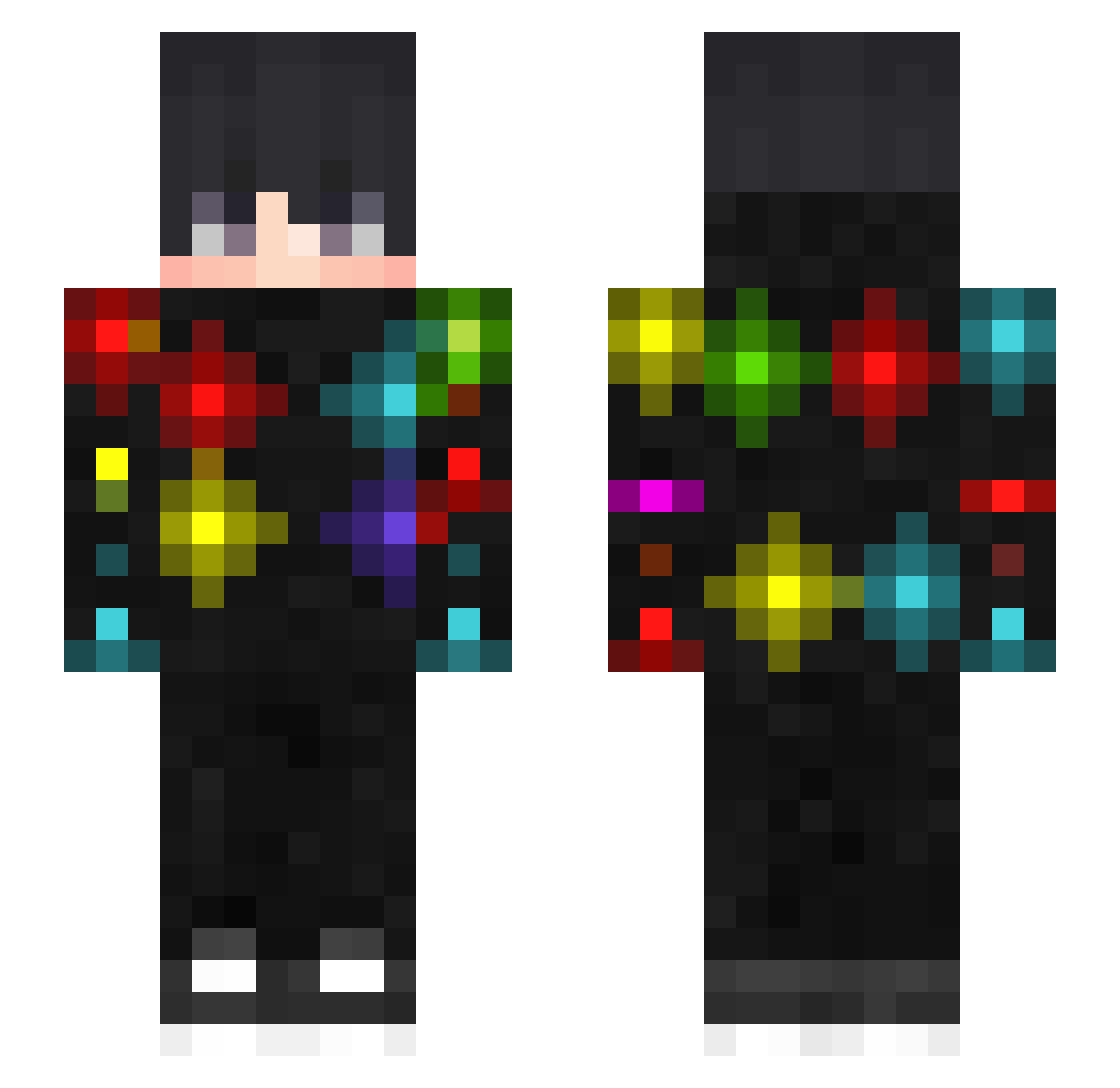 ad1123 Minecraft skin, front and back view