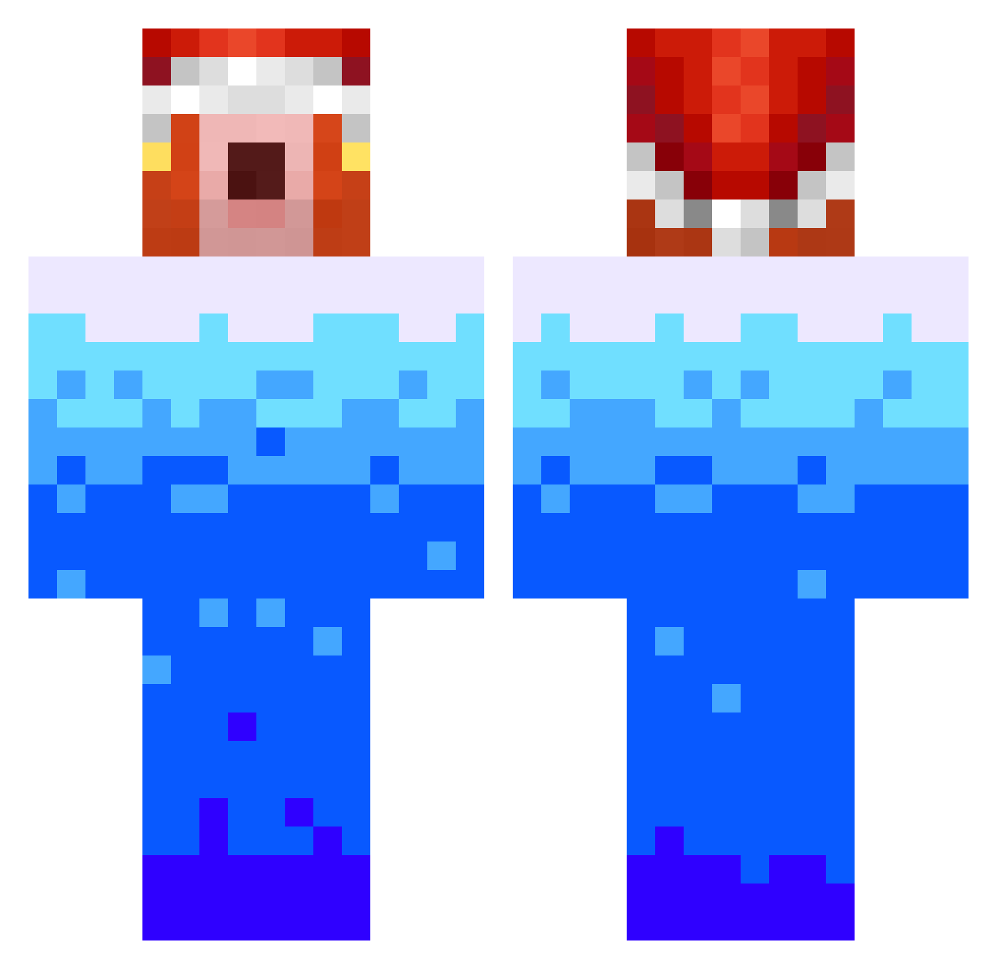 _MagnusBane Minecraft skin, front and back view
