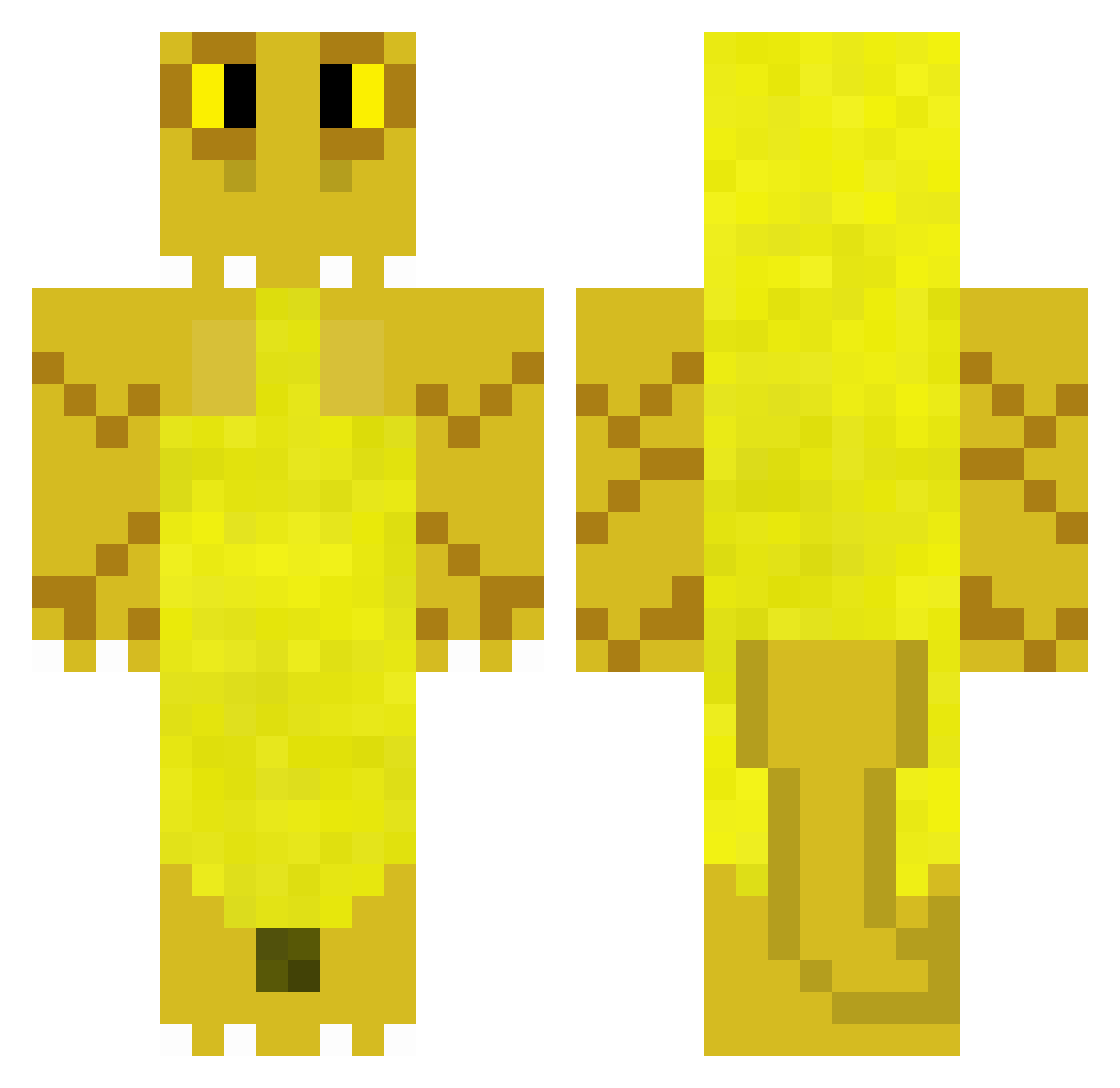 pedro2340152 Minecraft skin, front and back view