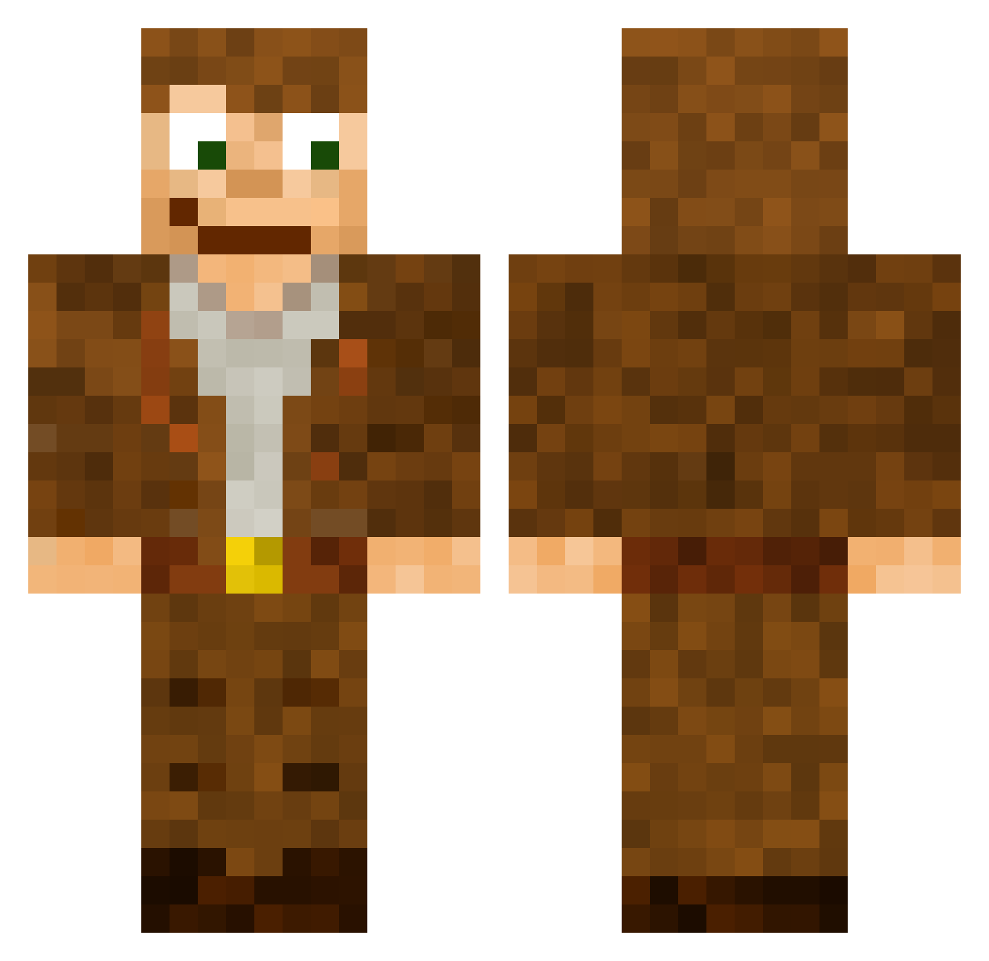 madubad1123 Minecraft skin, front and back view