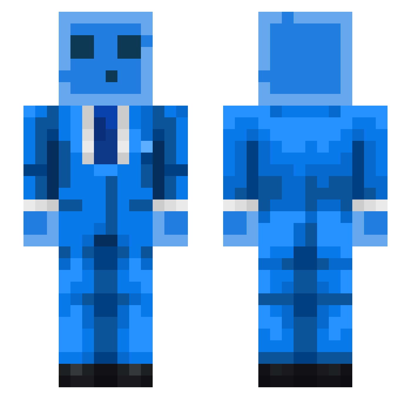 th3r3isNOhope Minecraft skin, front and back view