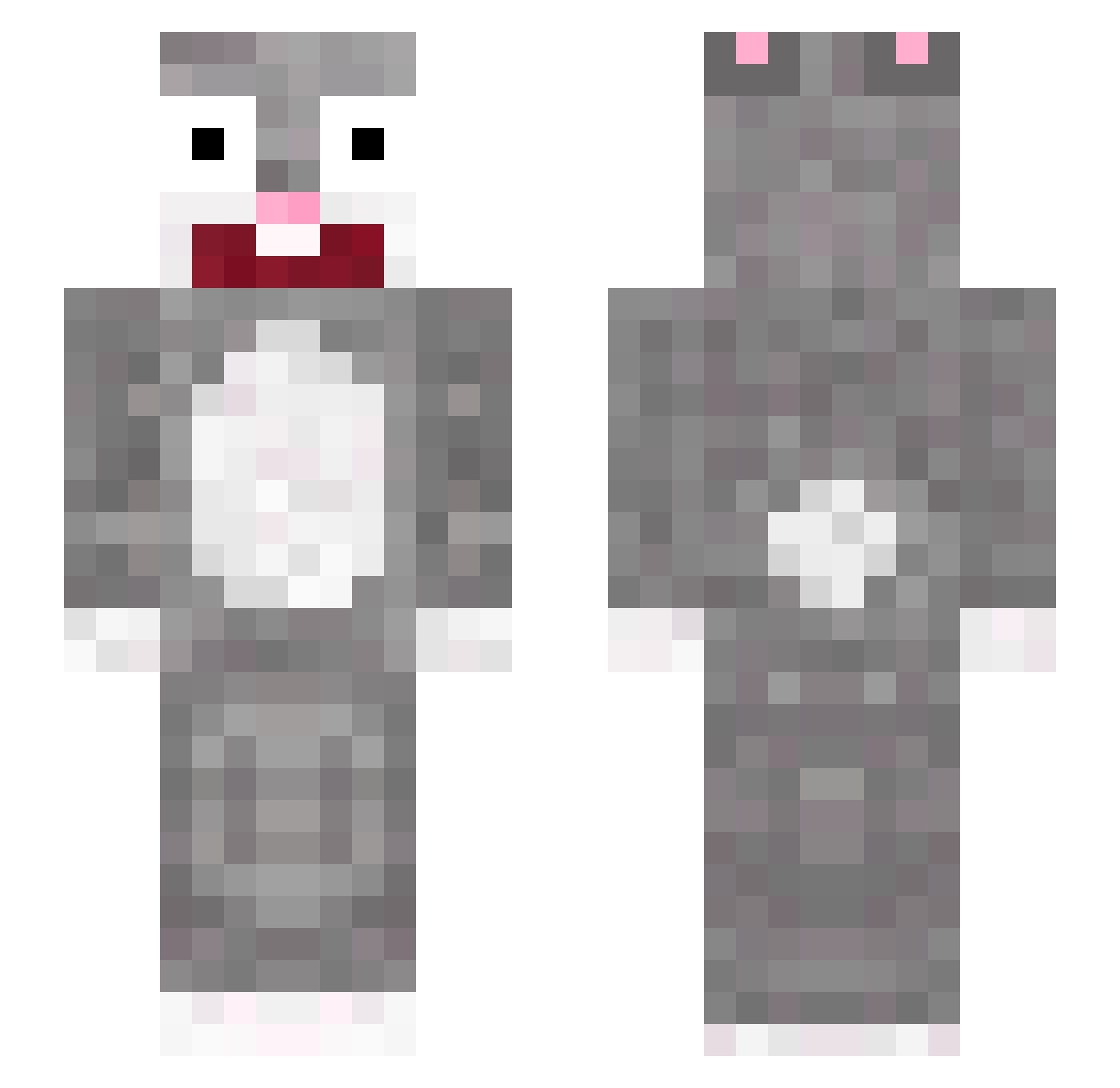 Stephen_Kimchi Minecraft skin, front and back view