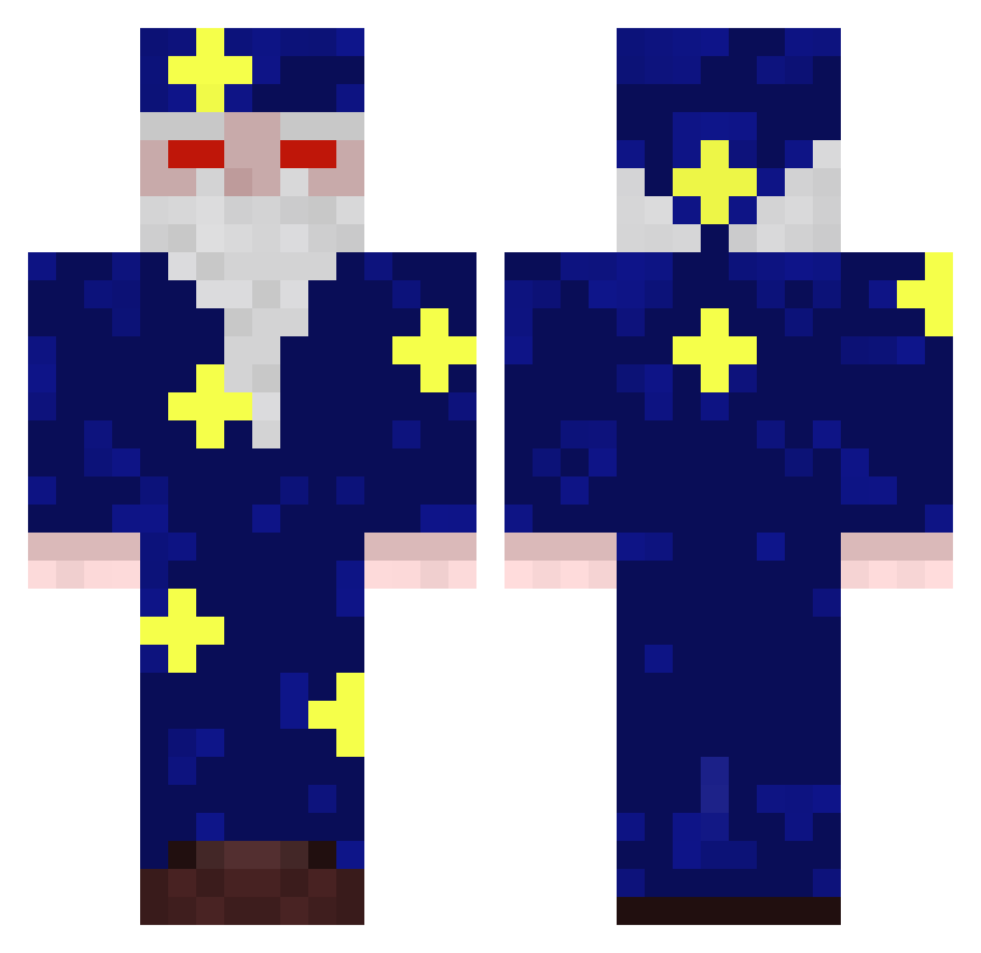lIlIIlllliIiIliI Minecraft skin, front and back view