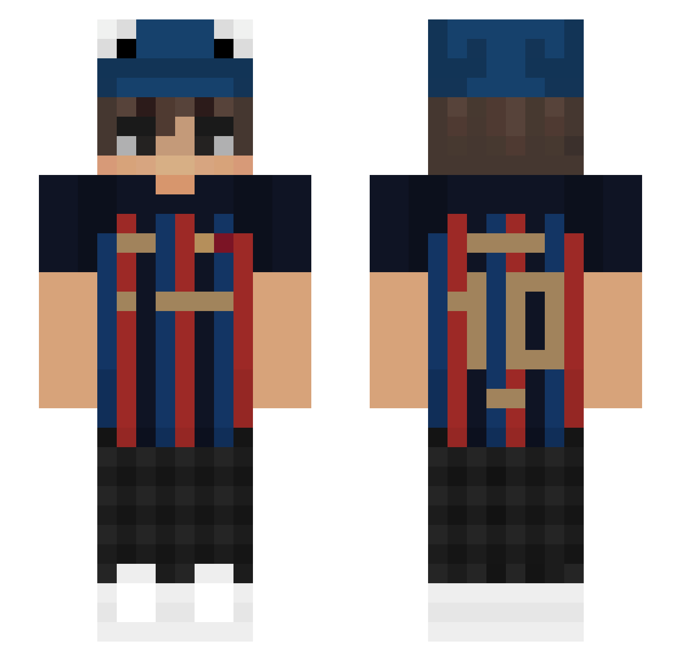 tatuazyk_ Minecraft skin, front and back view
