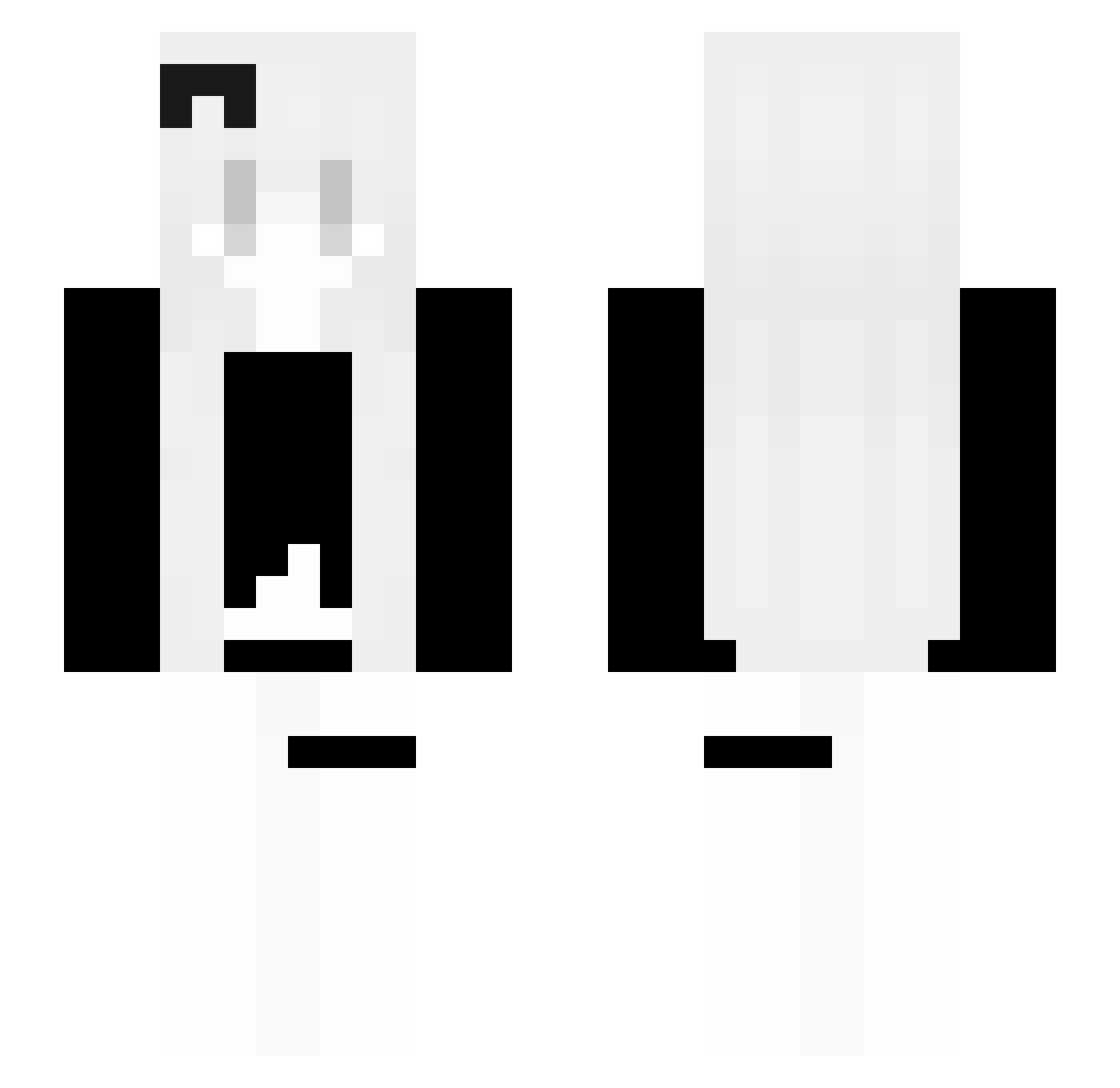 Sa1vaRoks Minecraft skin, front and back view