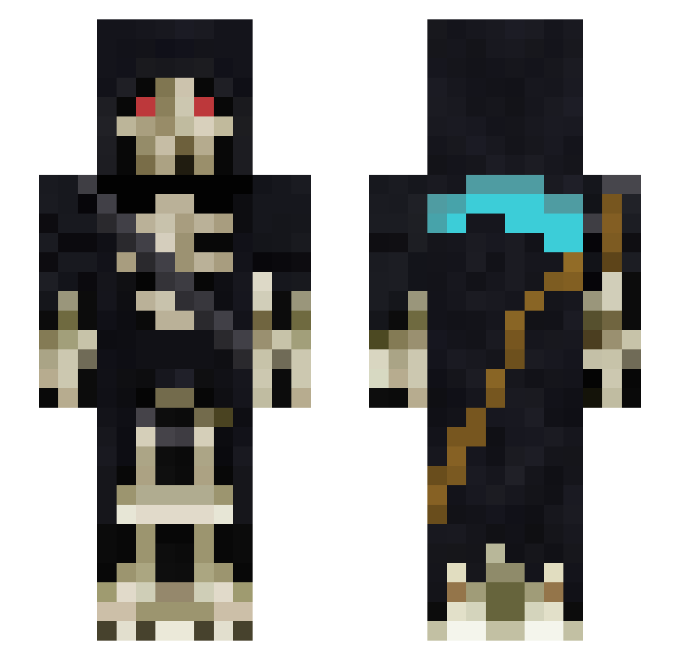 SyndiCate_420 Minecraft skin, front and back view