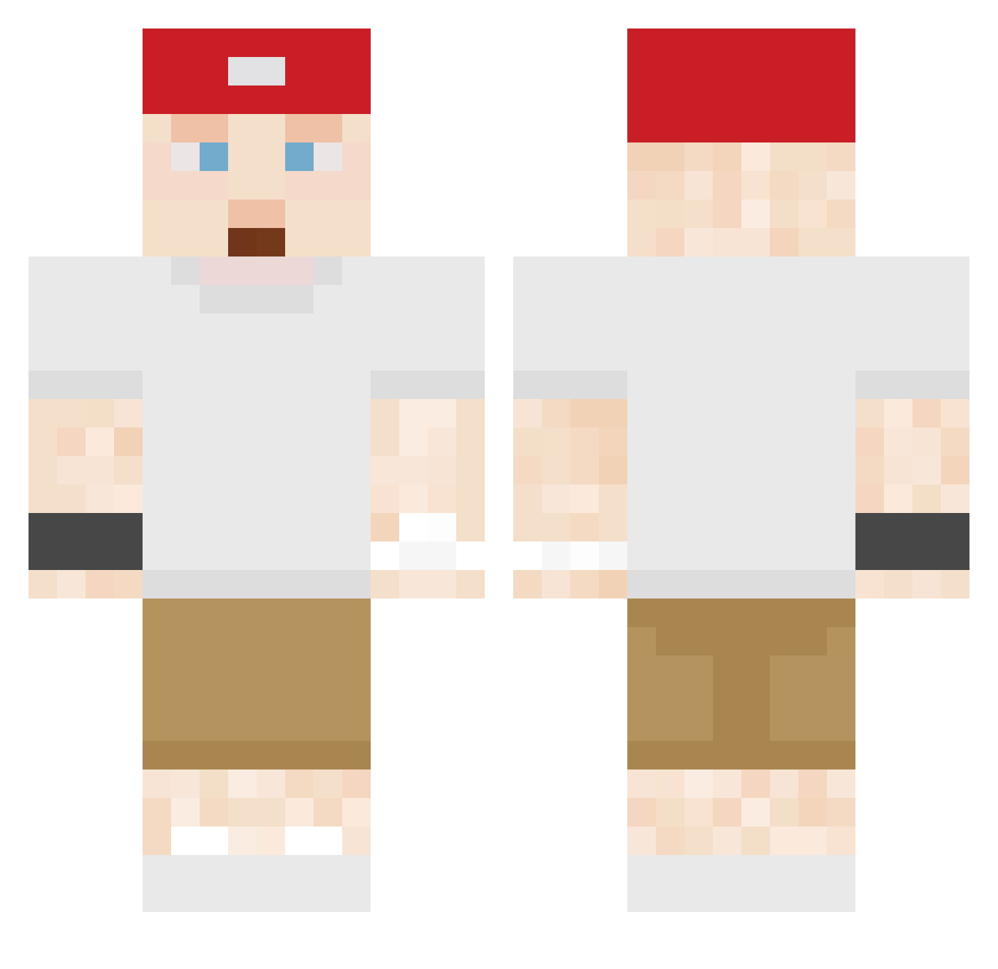 ImKindaGood Minecraft skin, front and back view