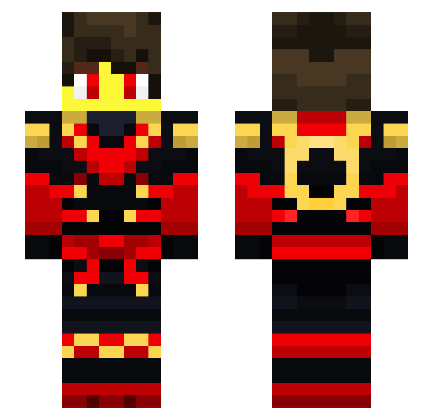 Limonazooooo Minecraft skin, front and back view