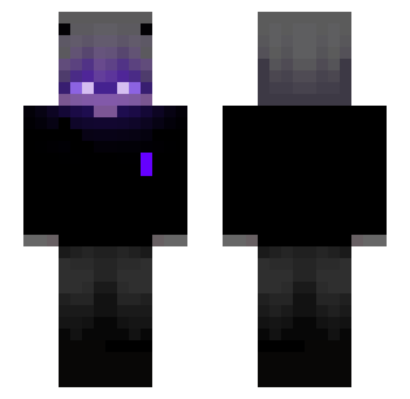 Romanko20 Minecraft skin, front and back view