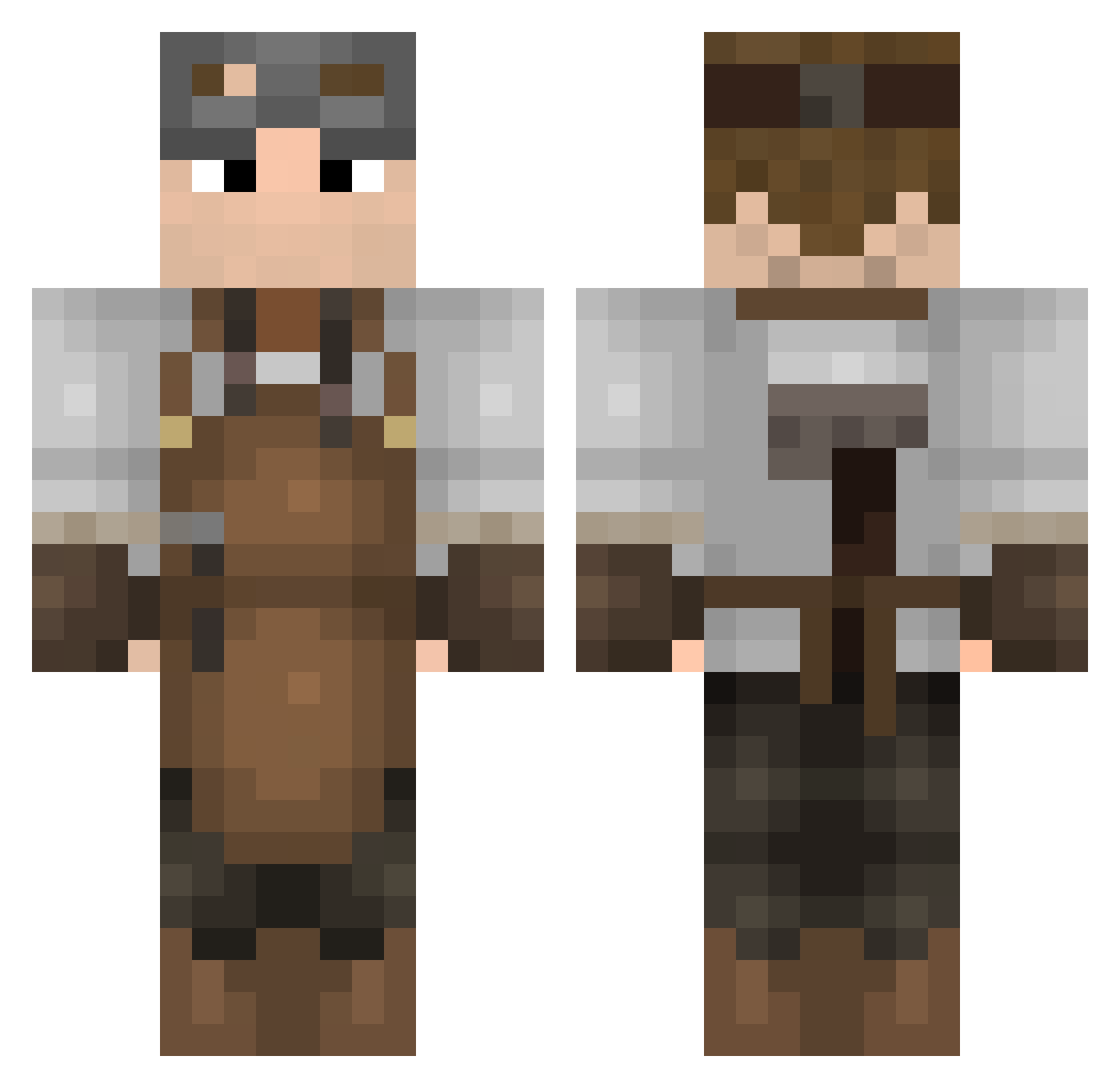 _lil_lucas Minecraft skin, front and back view