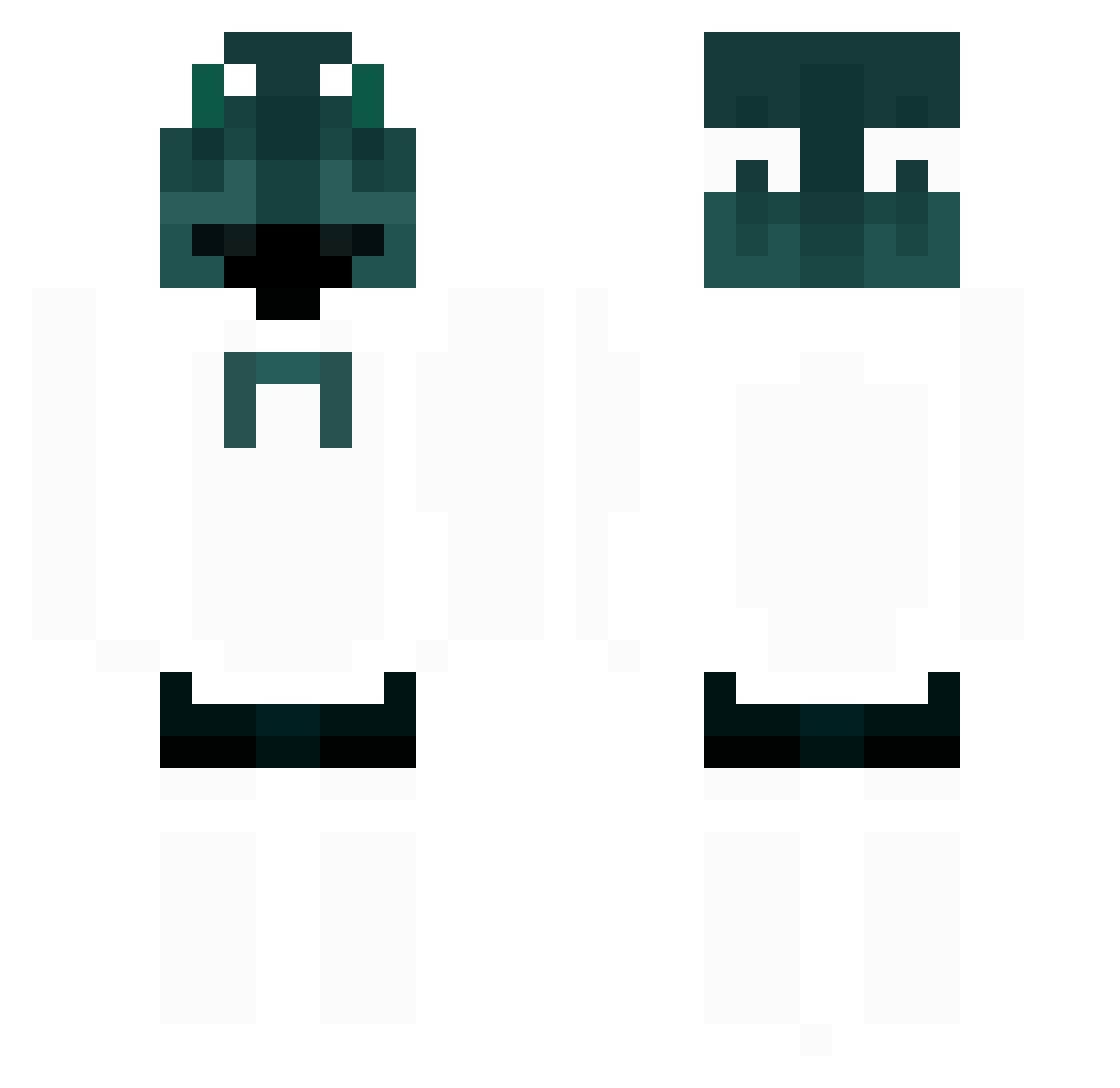 OxiFemboy3 Minecraft skin, front and back view