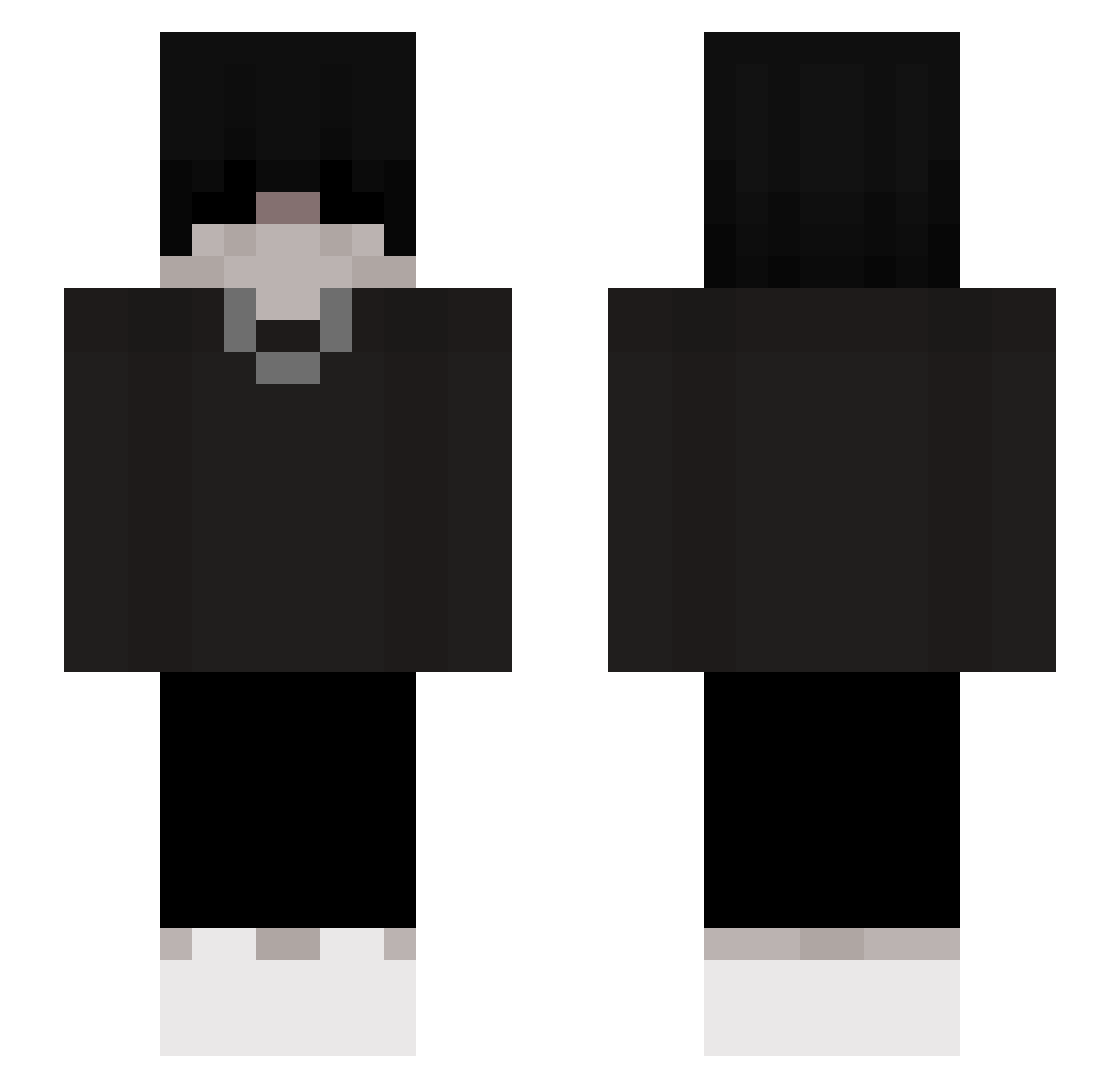 _Lossen_ Minecraft skin, front and back view
