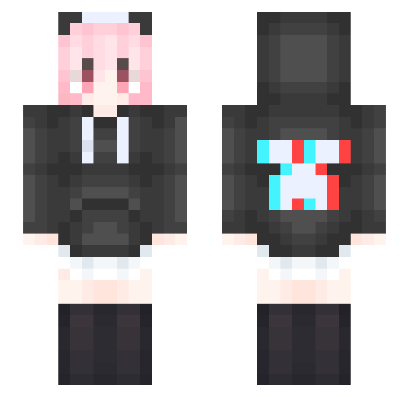 icenoodle111 Minecraft skin, front and back view