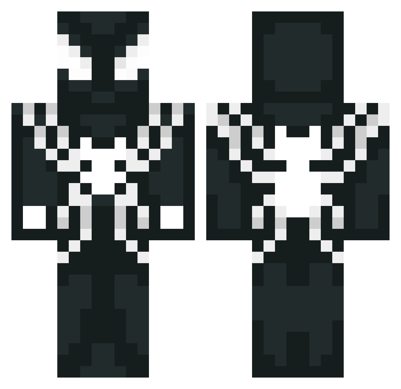 GamerMarkus007 Minecraft skin, front and back view