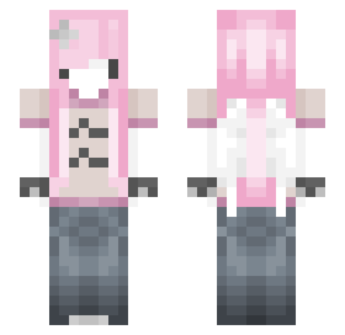 Marcii_6 Minecraft skin, front and back view