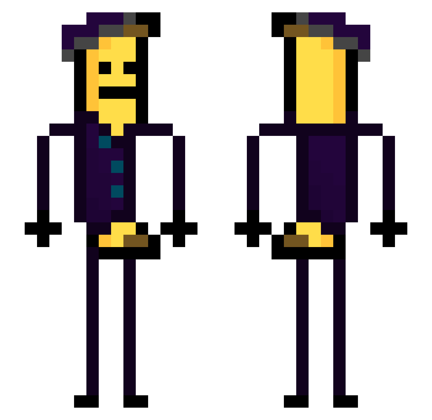 ElTataPinoxo Minecraft skin, front and back view