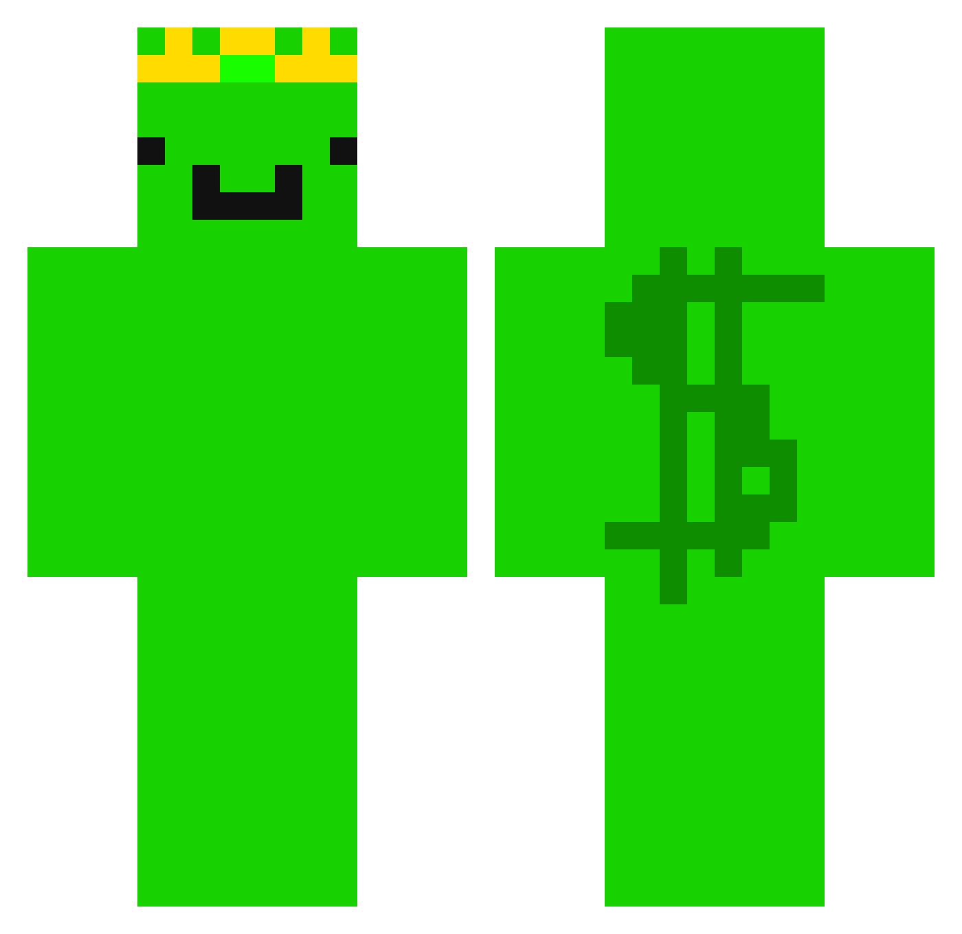 xDarkVoyagerx Minecraft skin, front and back view