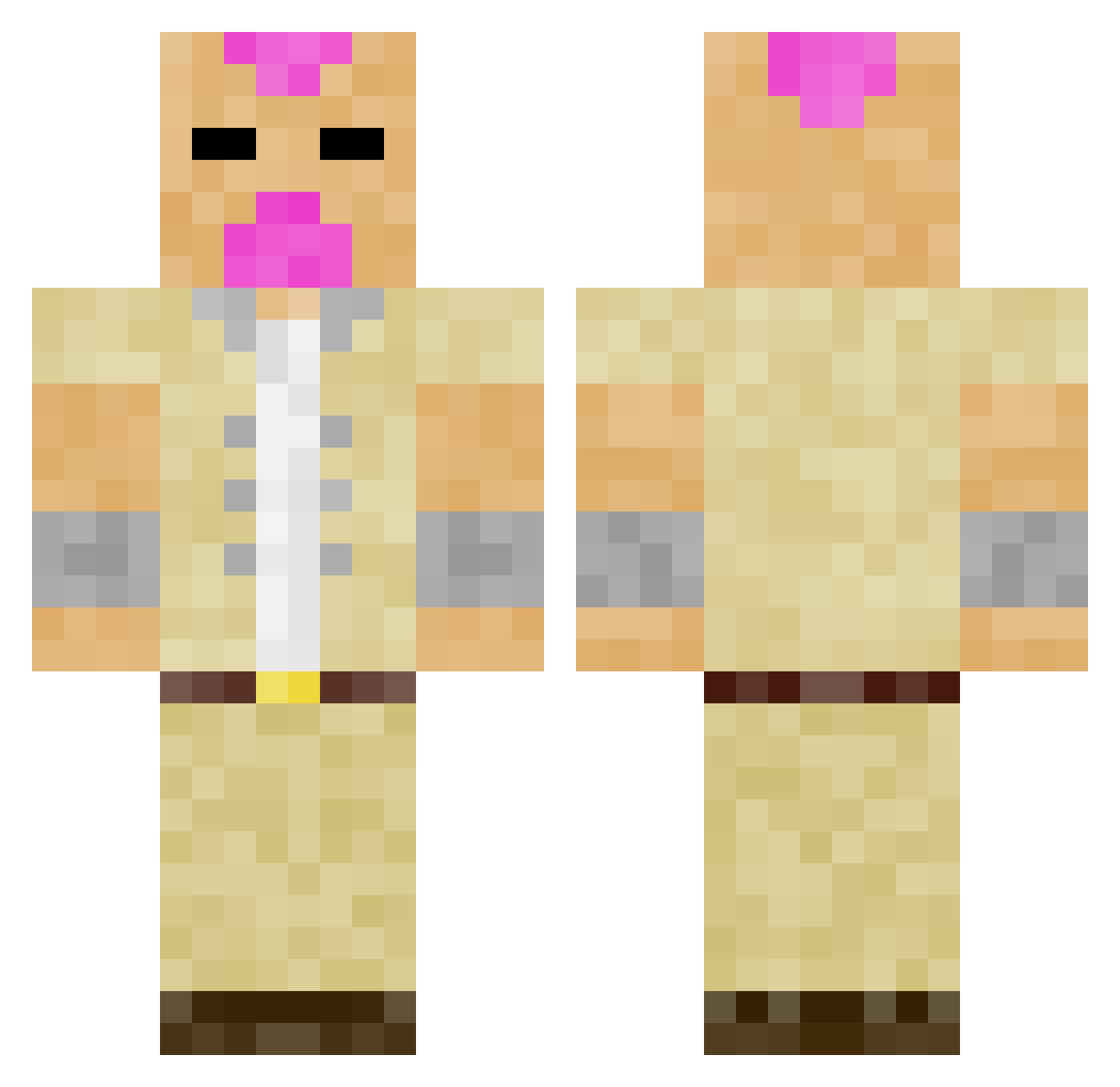 Dream_Desire Minecraft skin, front and back view