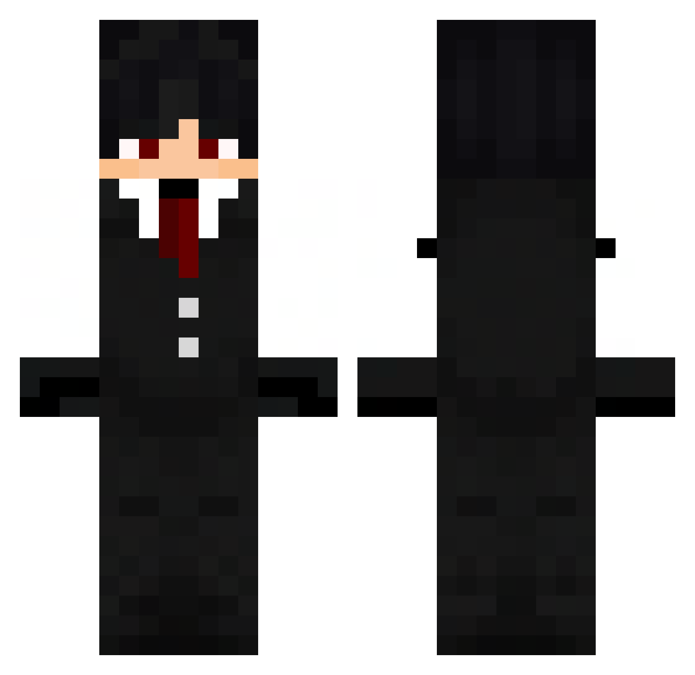 TeteElite234 Minecraft skin, front and back view