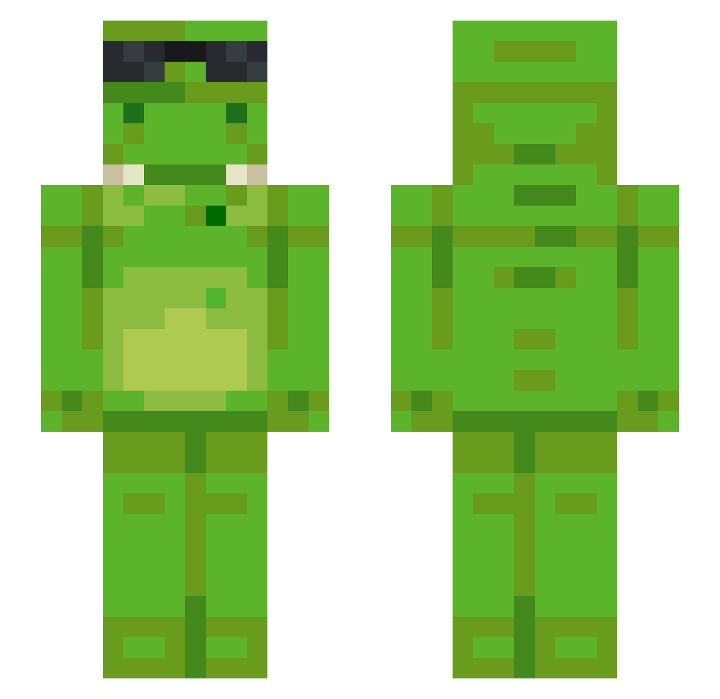 Greve_LF Minecraft skin, front and back view