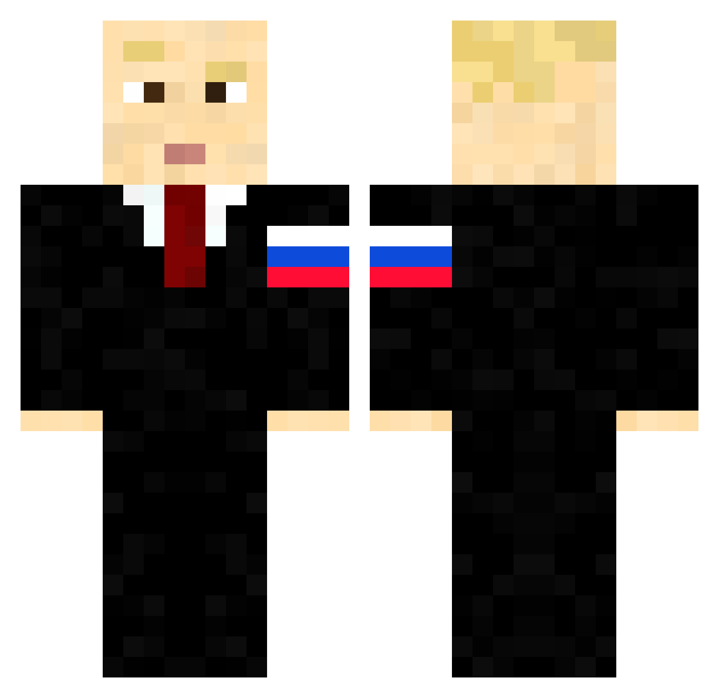 sgzshs Minecraft skin, front and back view