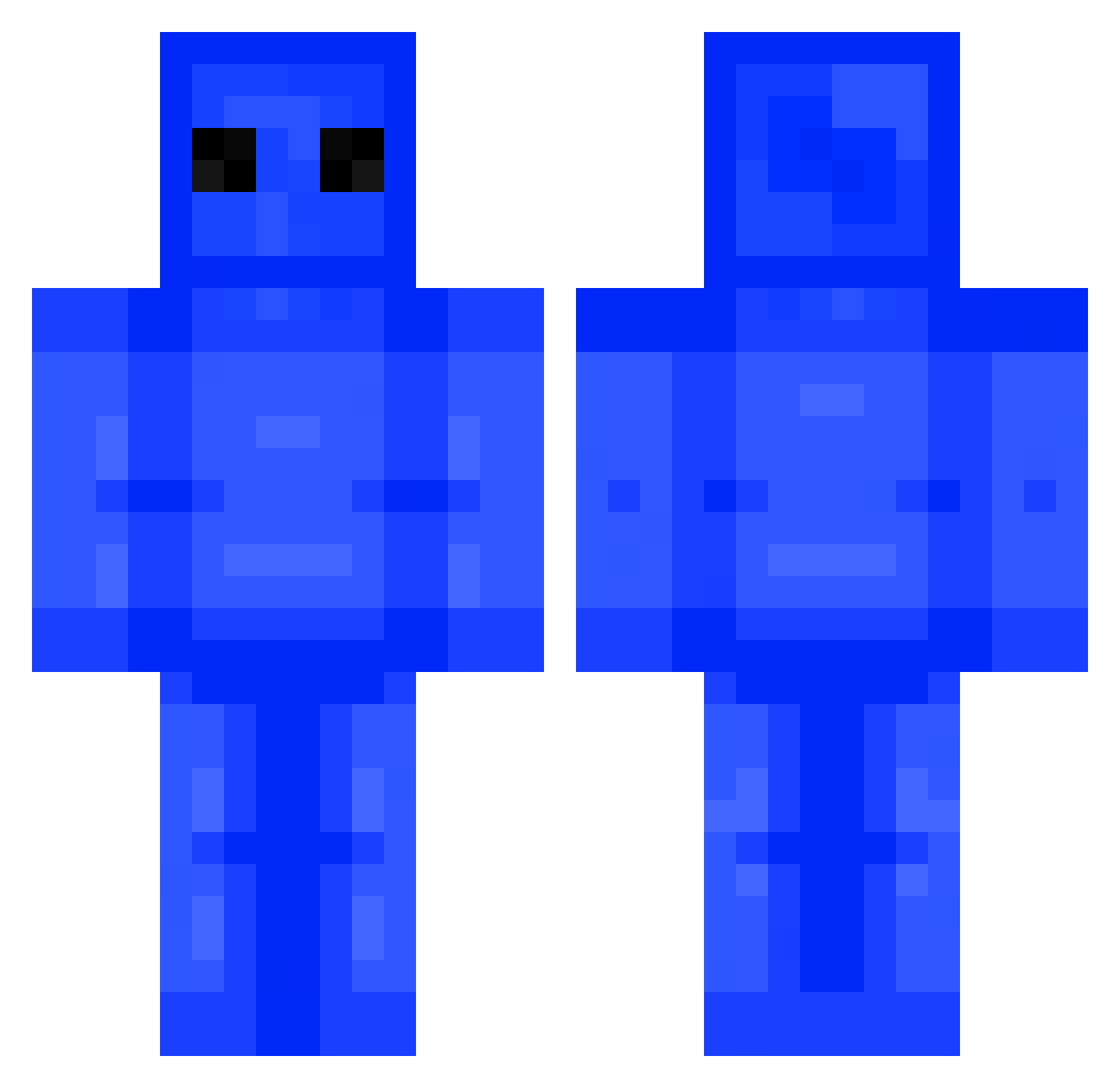 Tinytimydude Minecraft skin, front and back view