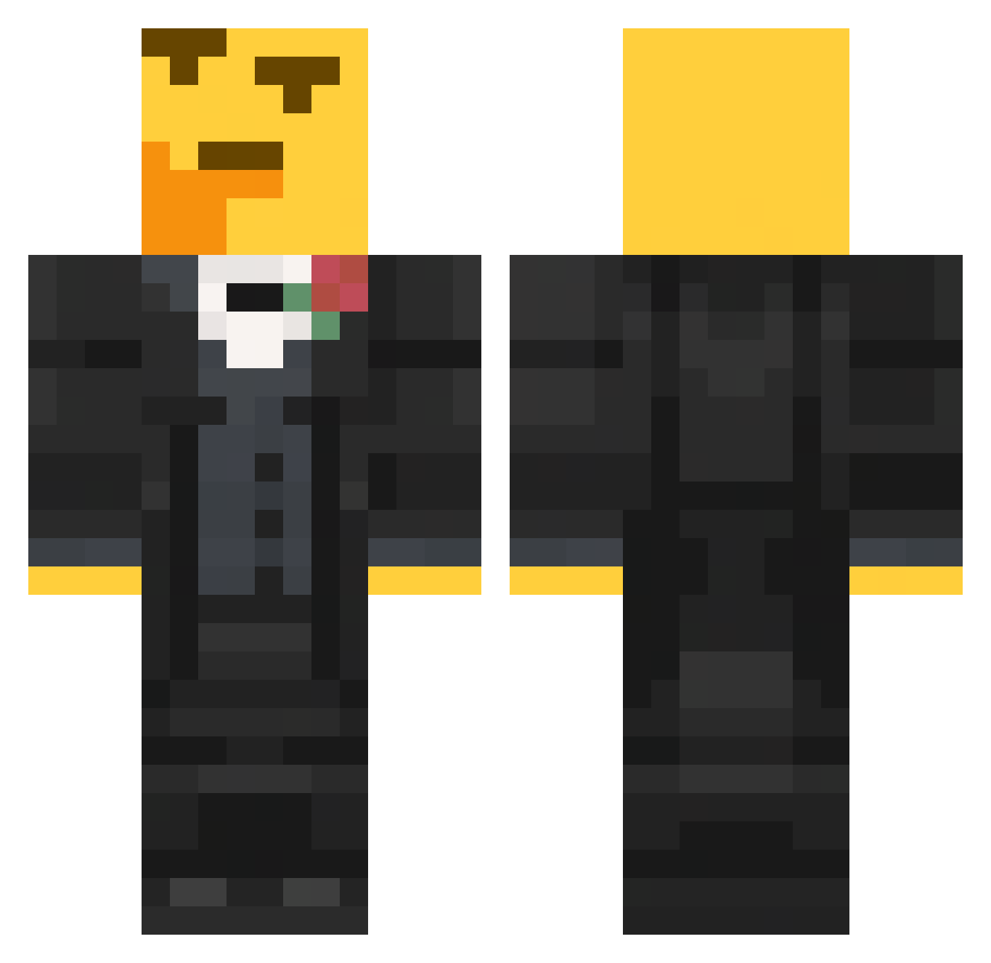 BigMax_8 Minecraft skin, front and back view