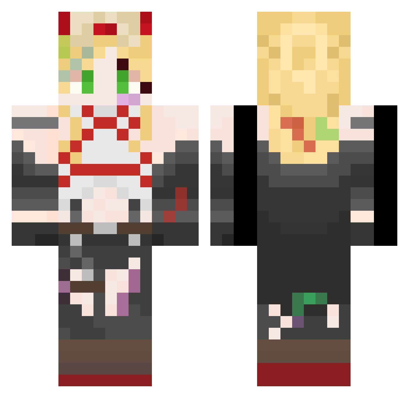 cold3476 Minecraft skin, front and back view