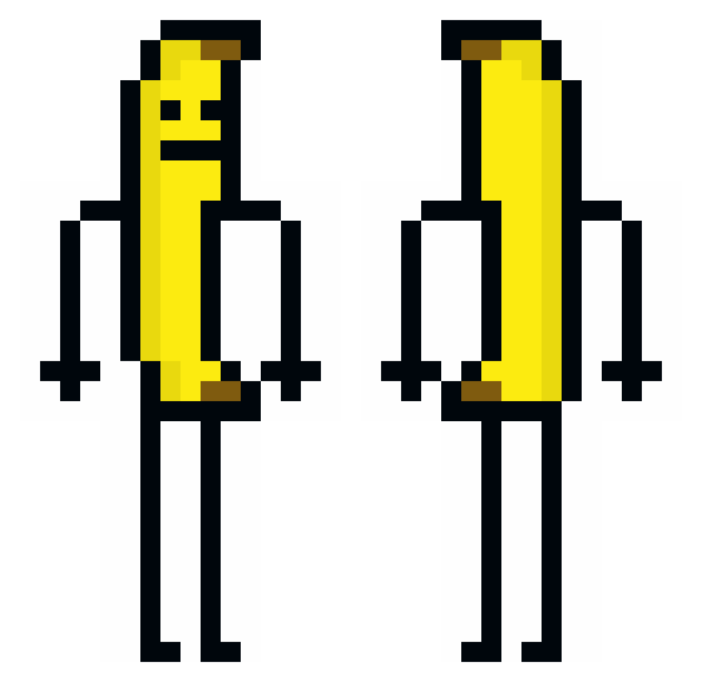 Floridians Minecraft skin, front and back view