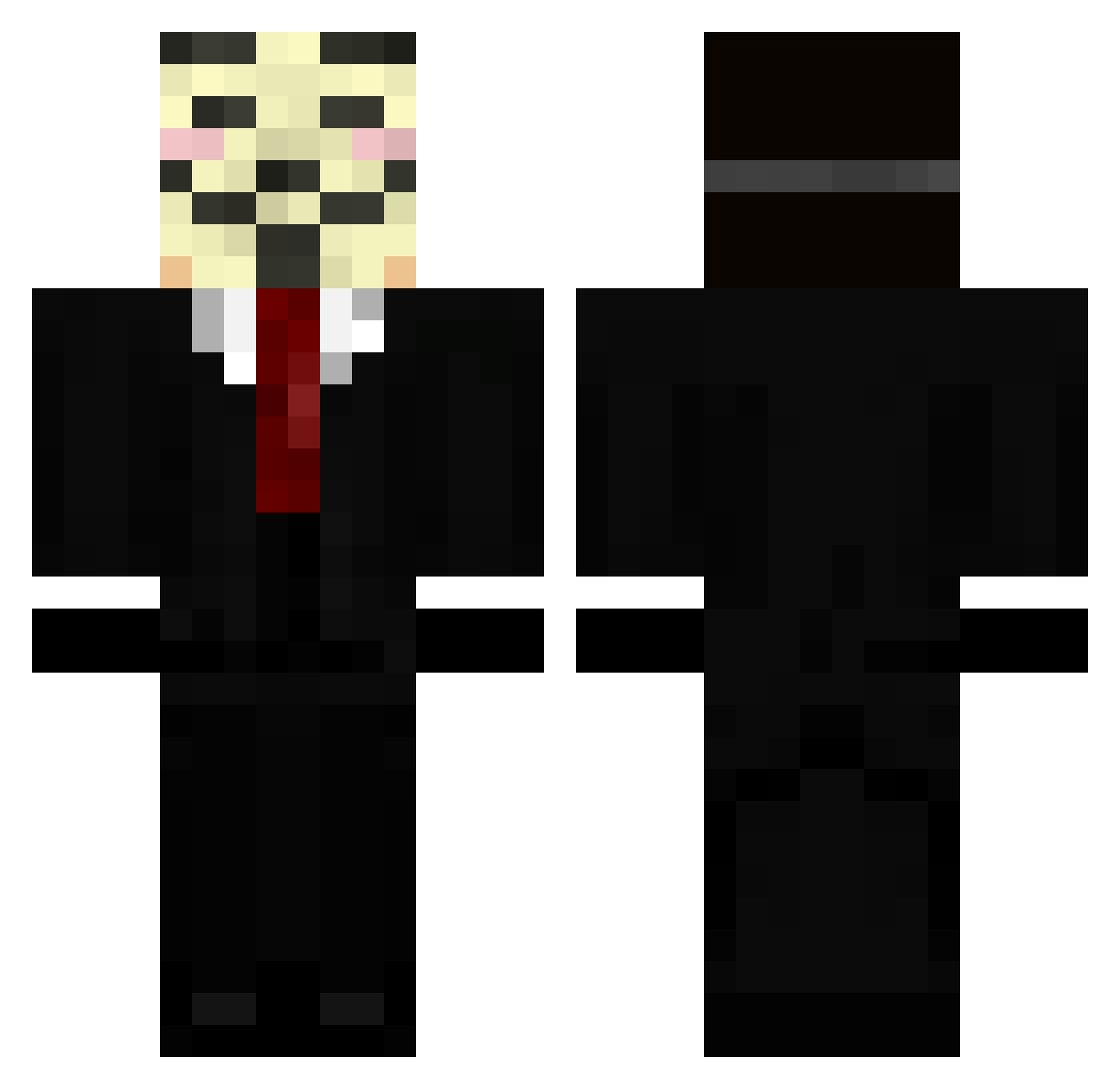 ViniGamer01 Minecraft skin, front and back view