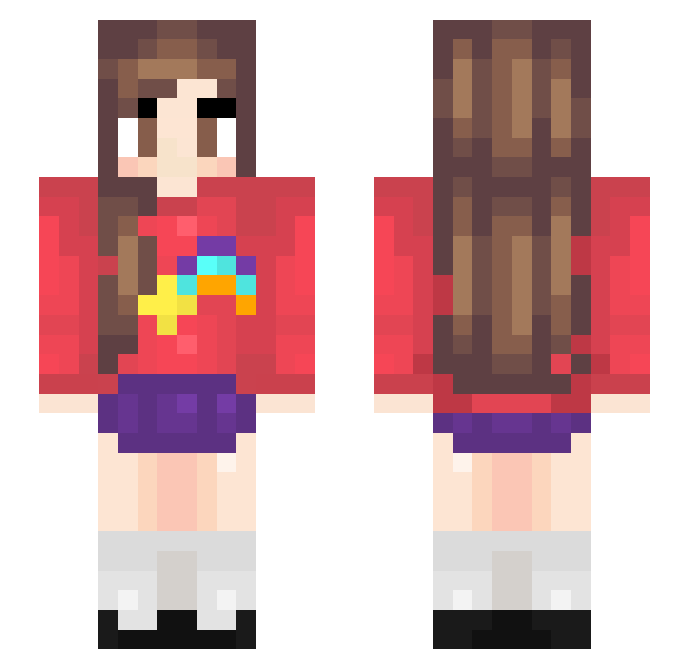 rwfh_ Minecraft skin, front and back view