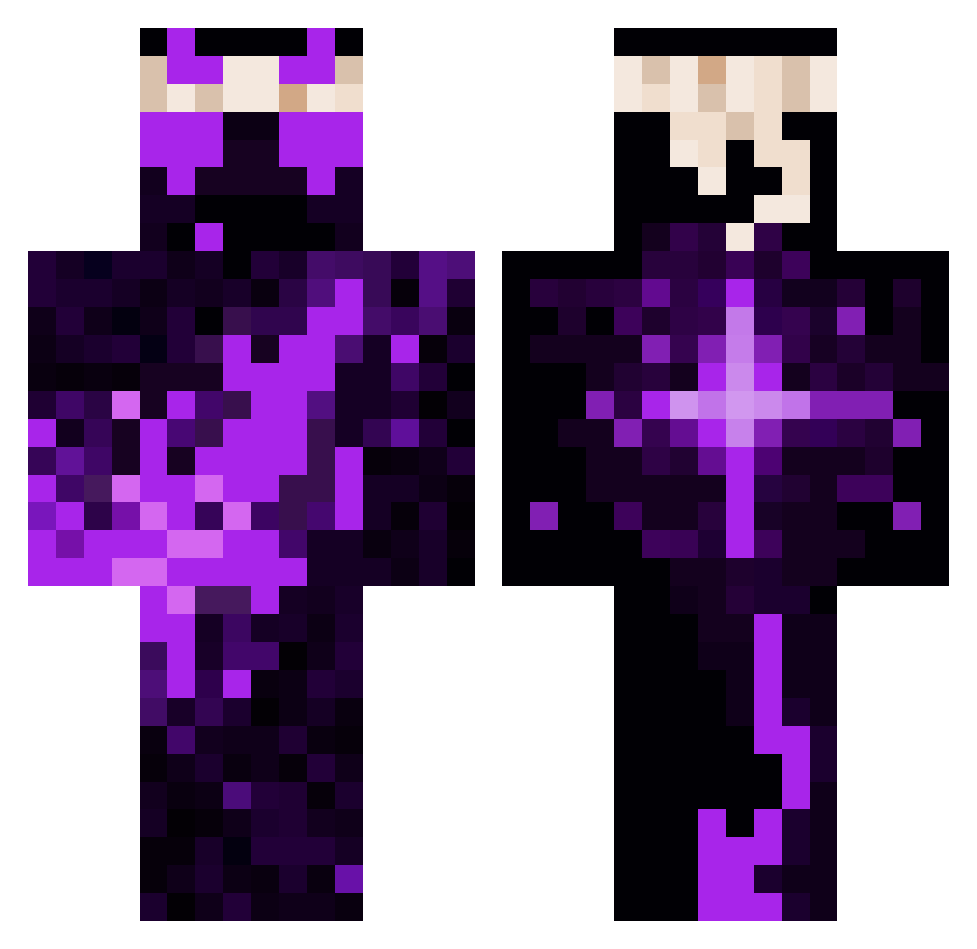 tomek_pro Minecraft skin, front and back view