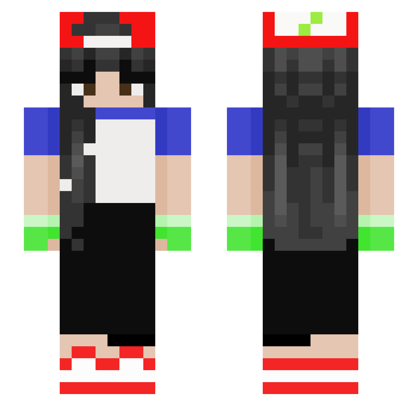 That1guy104 Minecraft skin, front and back view