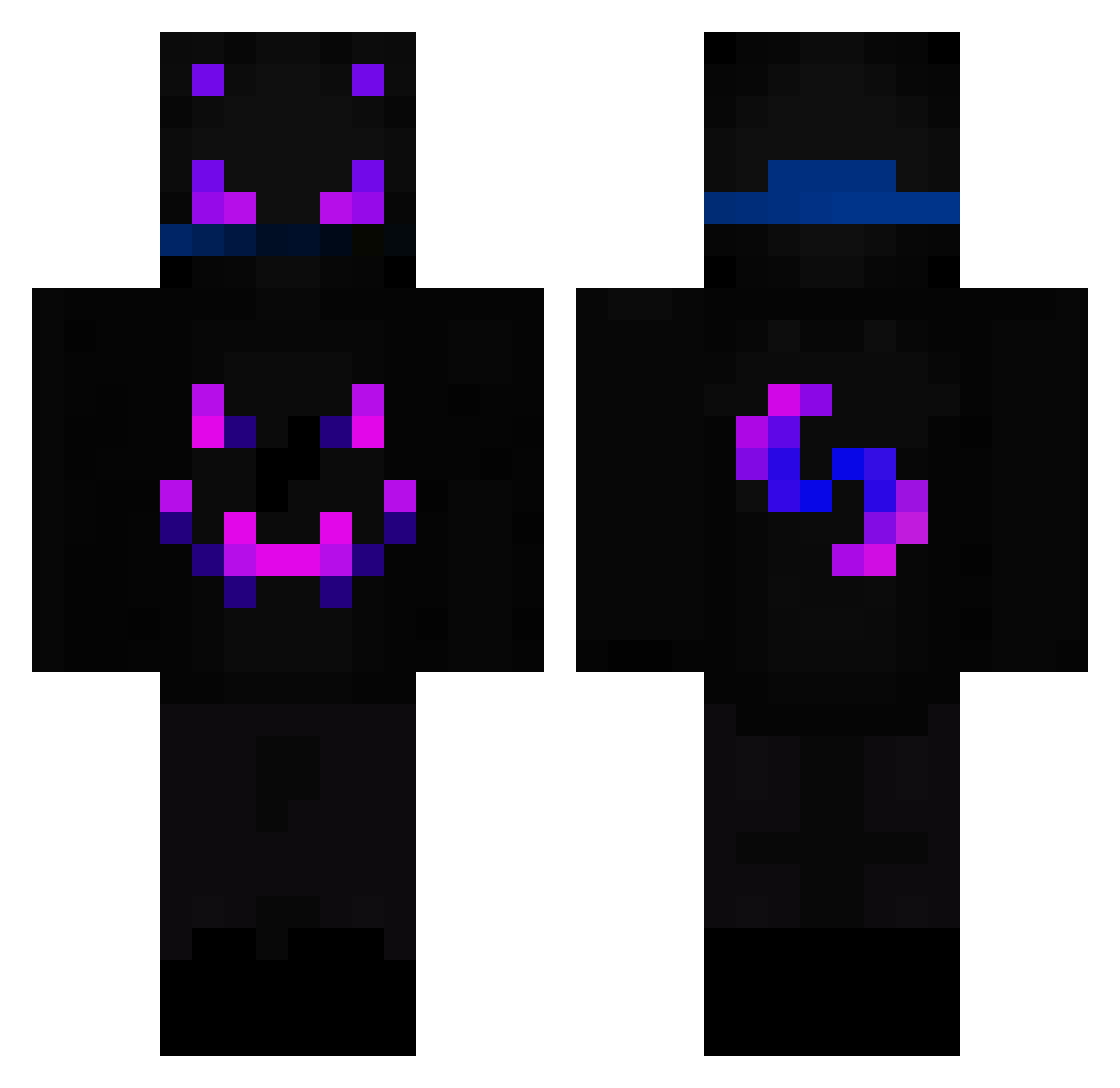 Wojtusieq_ Minecraft skin, front and back view