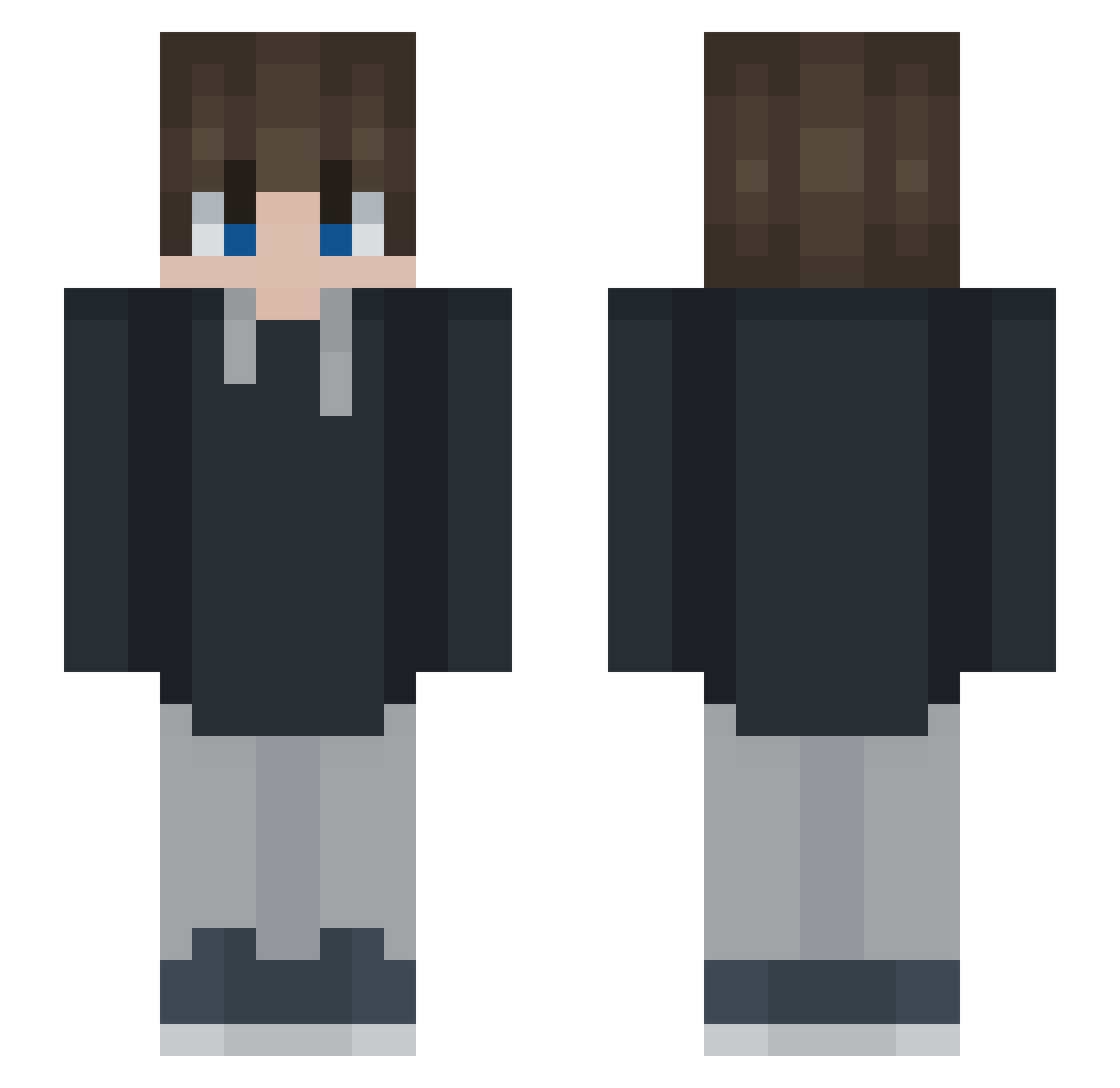 stermixgz Minecraft skin, front and back view