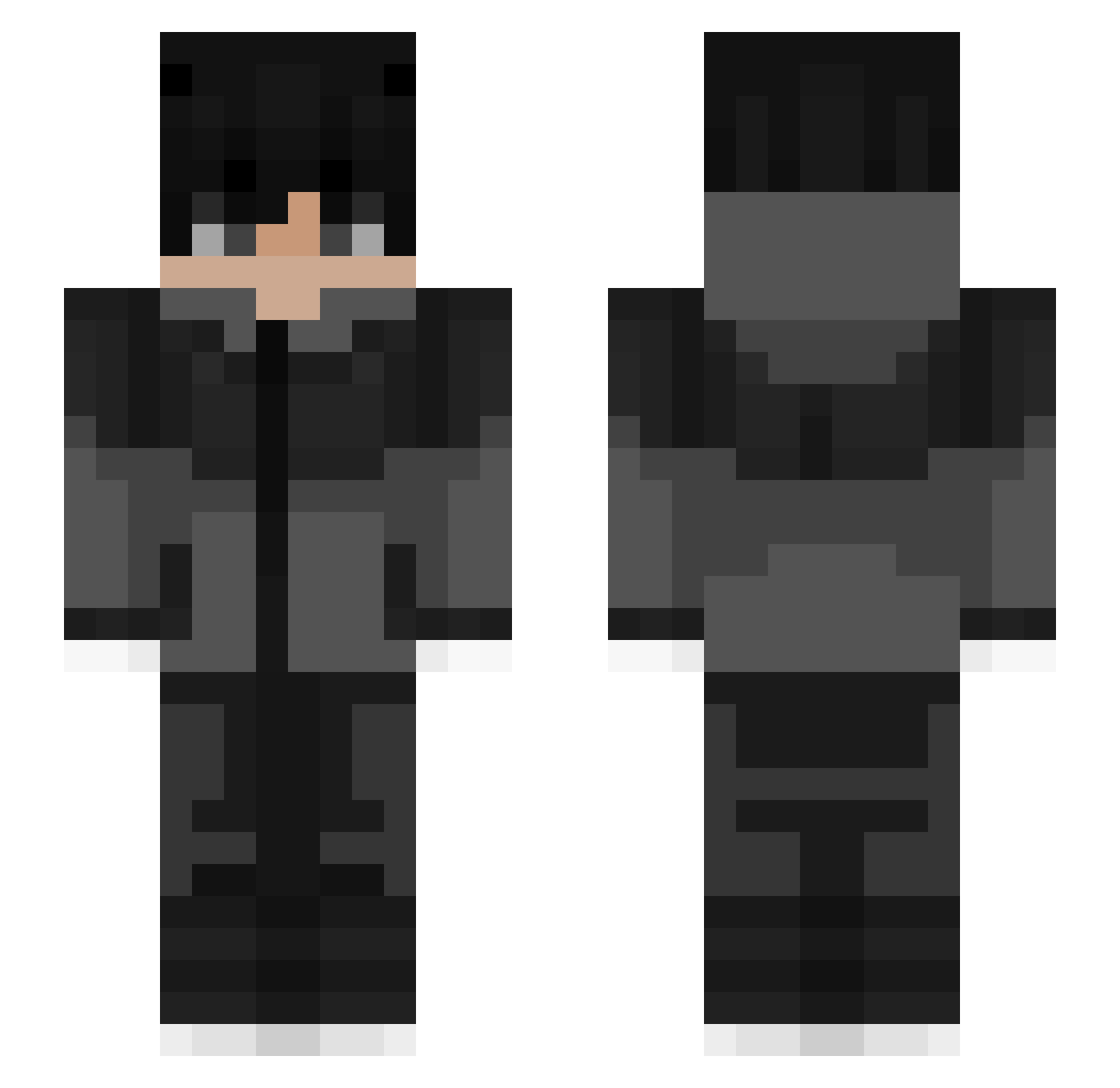 Weembuu_ Minecraft skin, front and back view