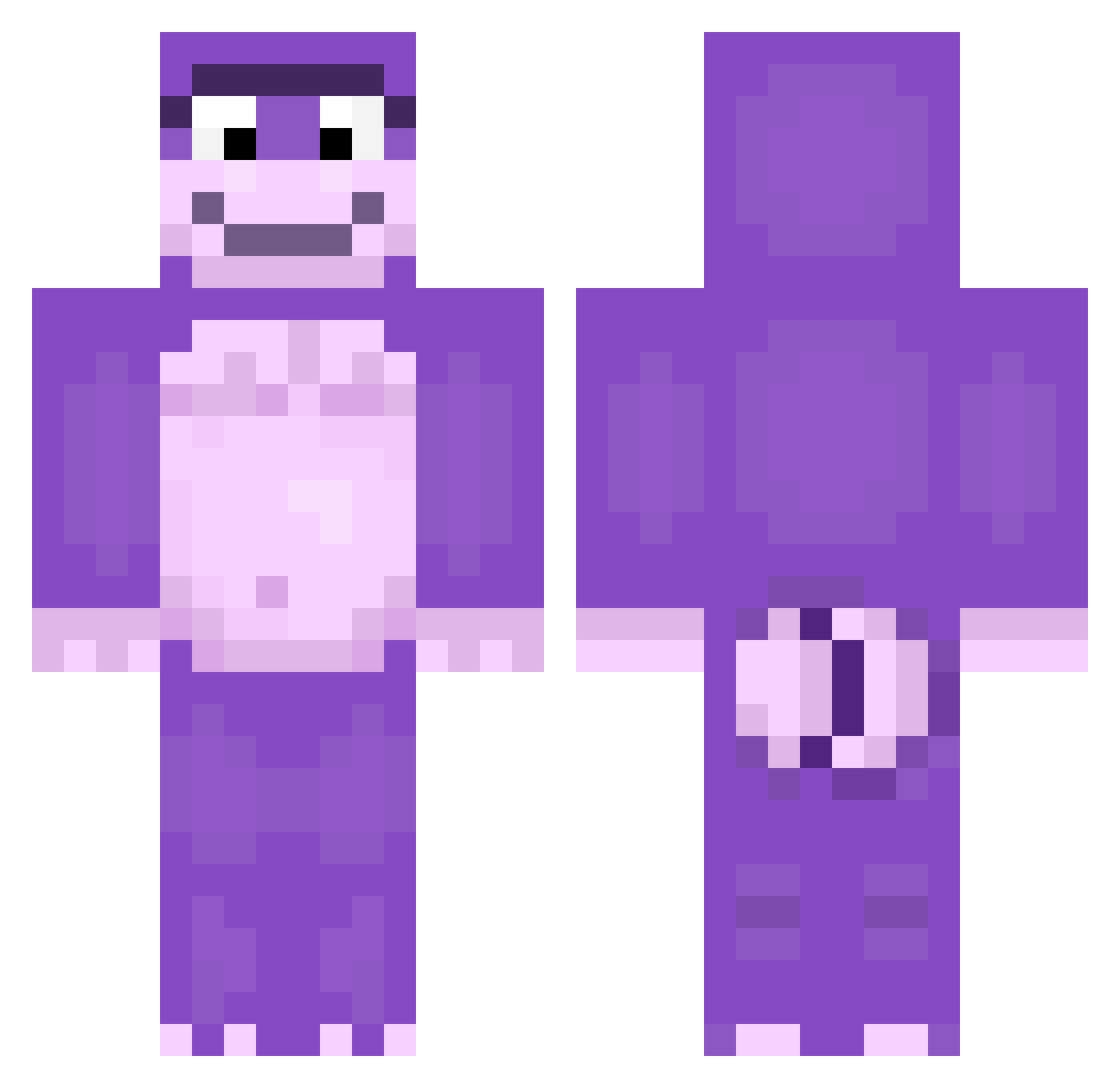 ranbir9 Minecraft skin, front and back view