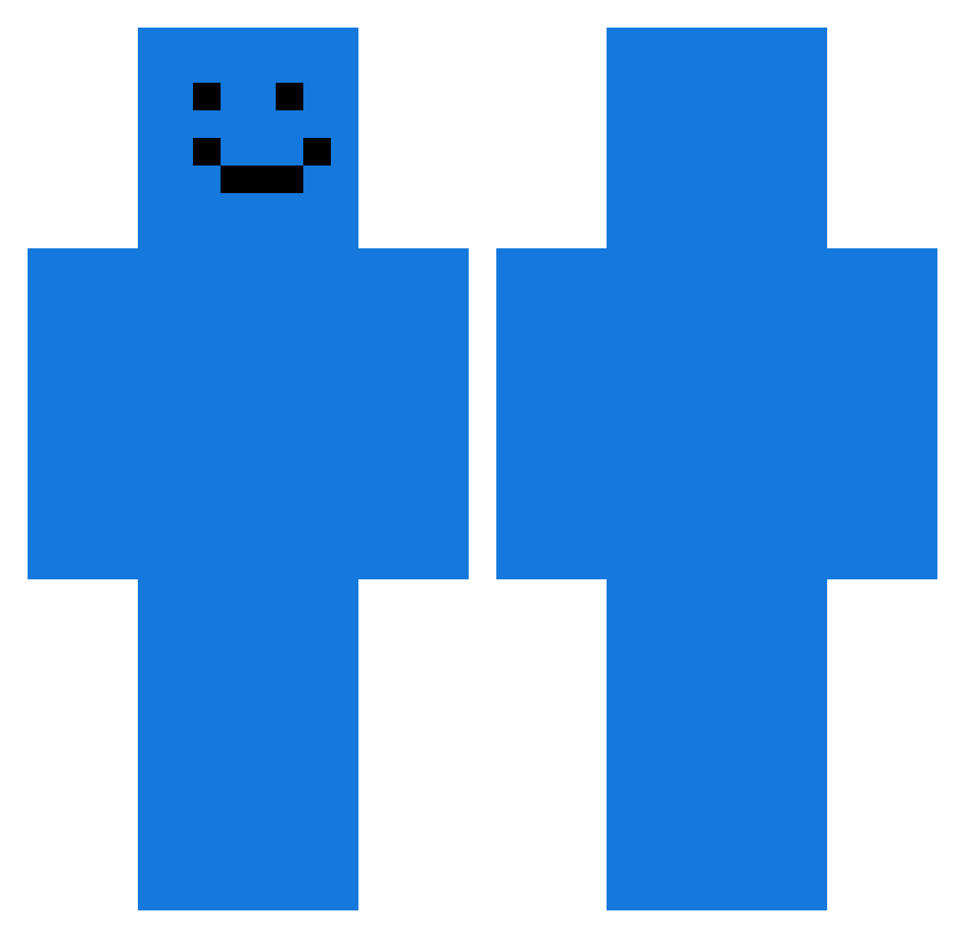 ca_m Minecraft skin, front and back view