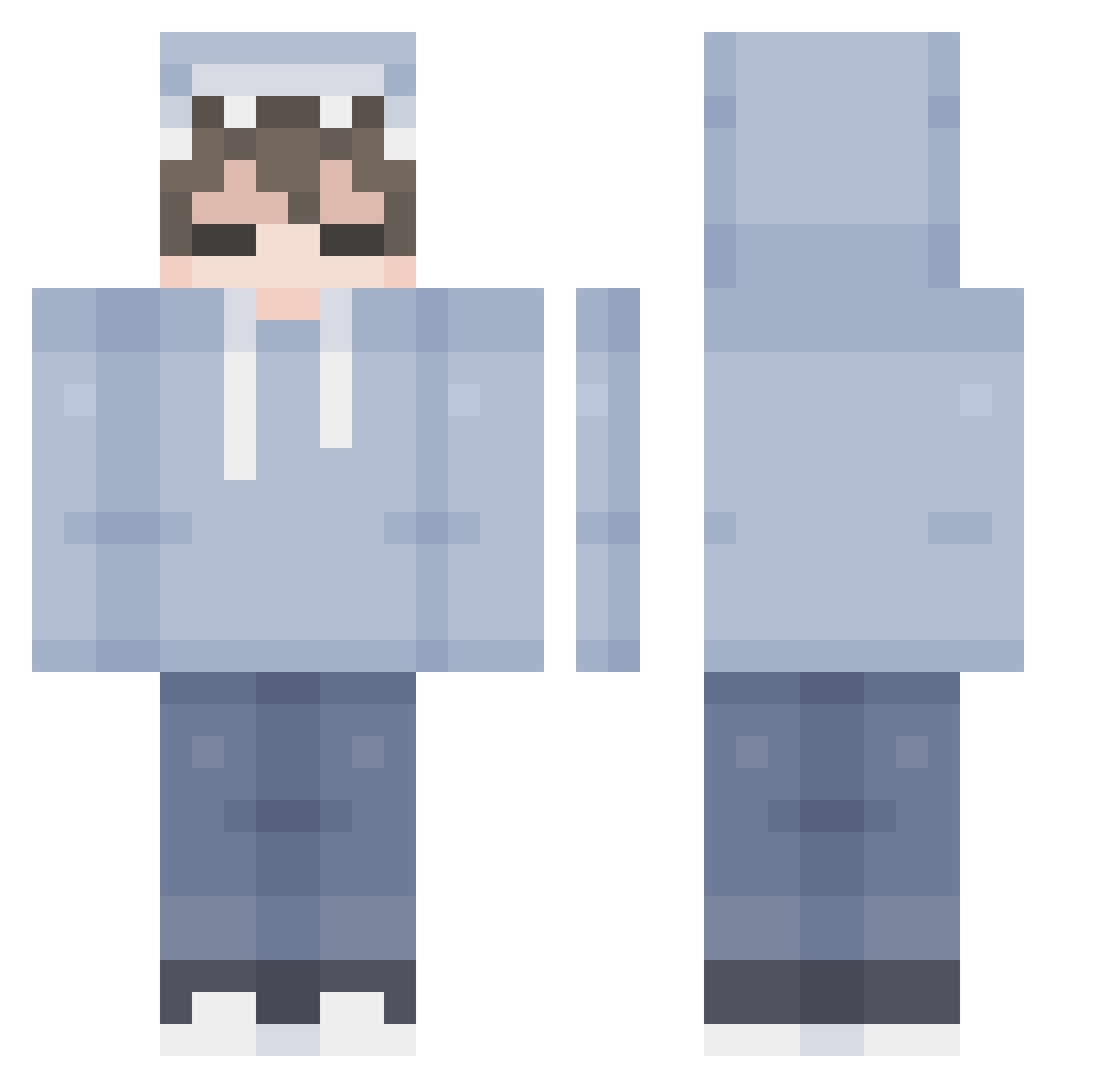 MotokiiMocha - shark kigurumi Minecraft skin