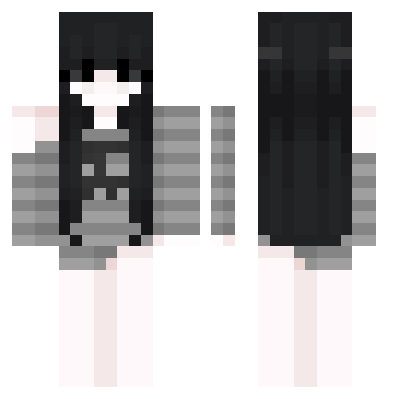 USERNULZ Minecraft skin, front and back view