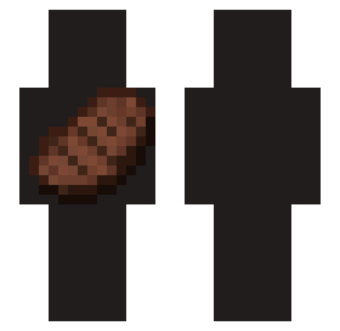 Hckersad - steak Minecraft skin