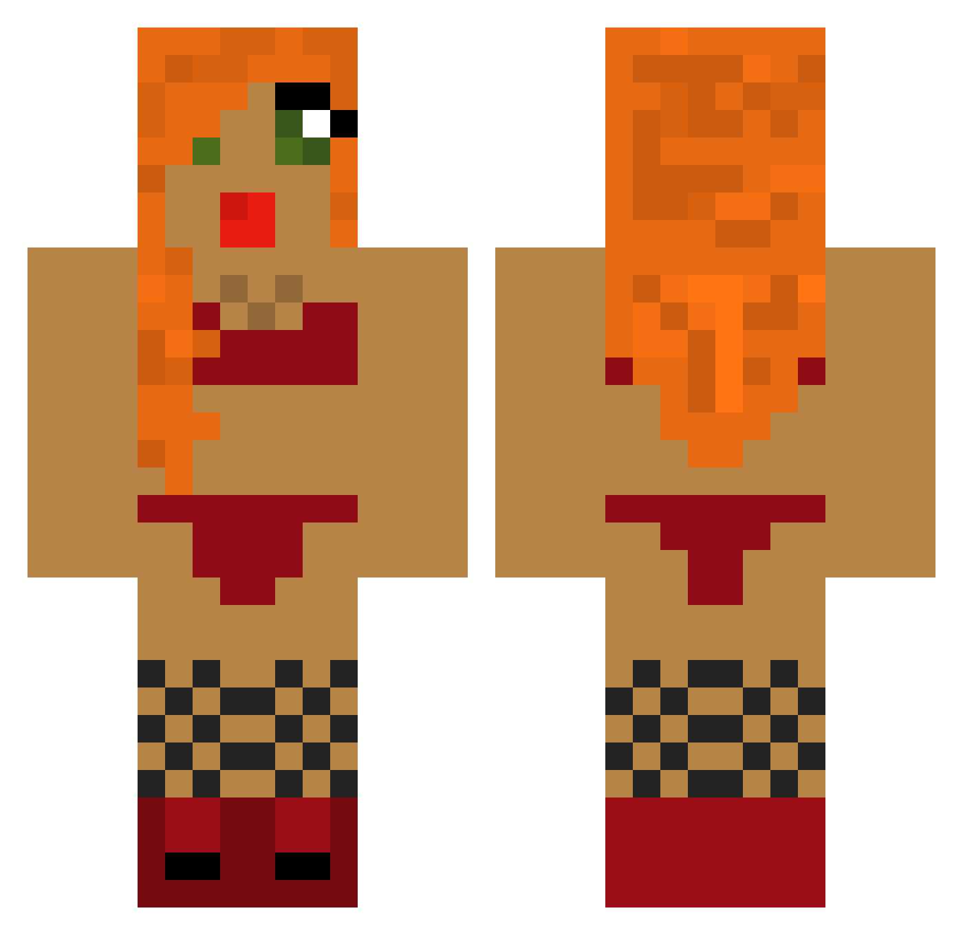 thejaunekilleur - fishnet Minecraft skin