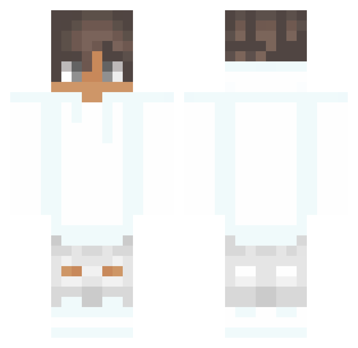Szaf28 Minecraft skin, front and back view
