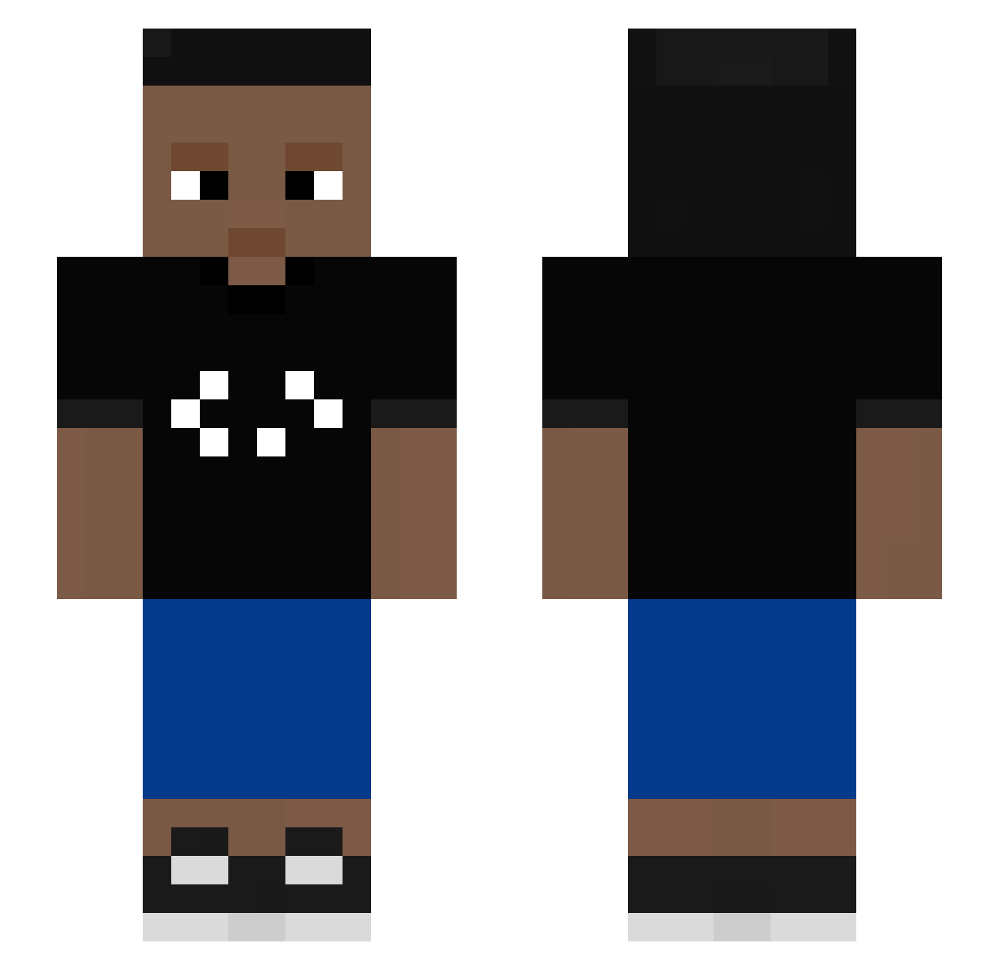 SolomonHenderson Minecraft skin, front and back view