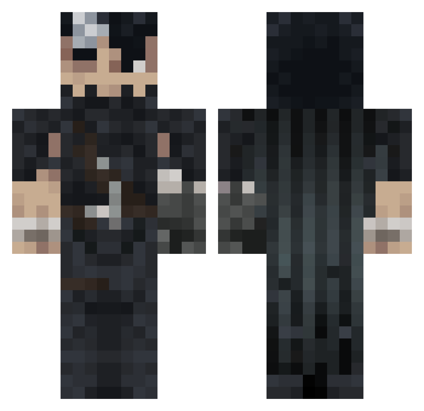 diegonz17 Minecraft skin, front and back view