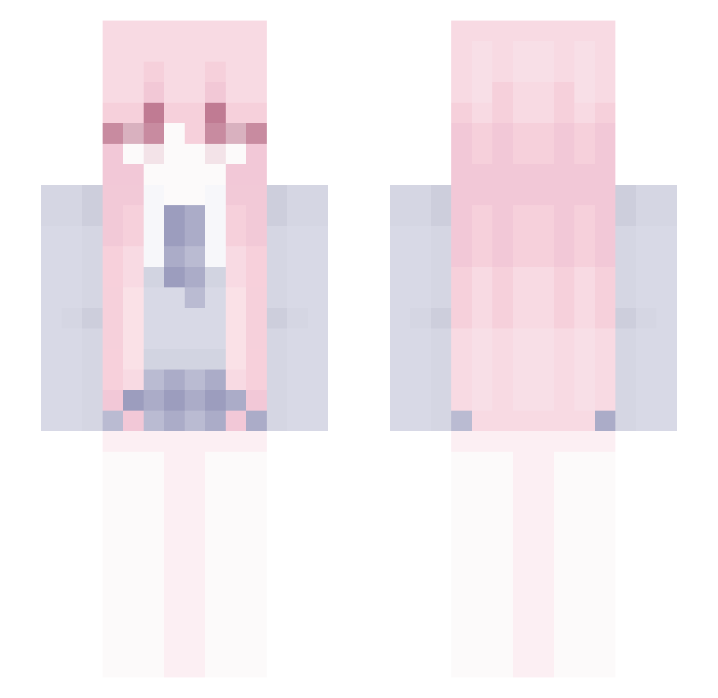 _Fide Minecraft skin, front and back view