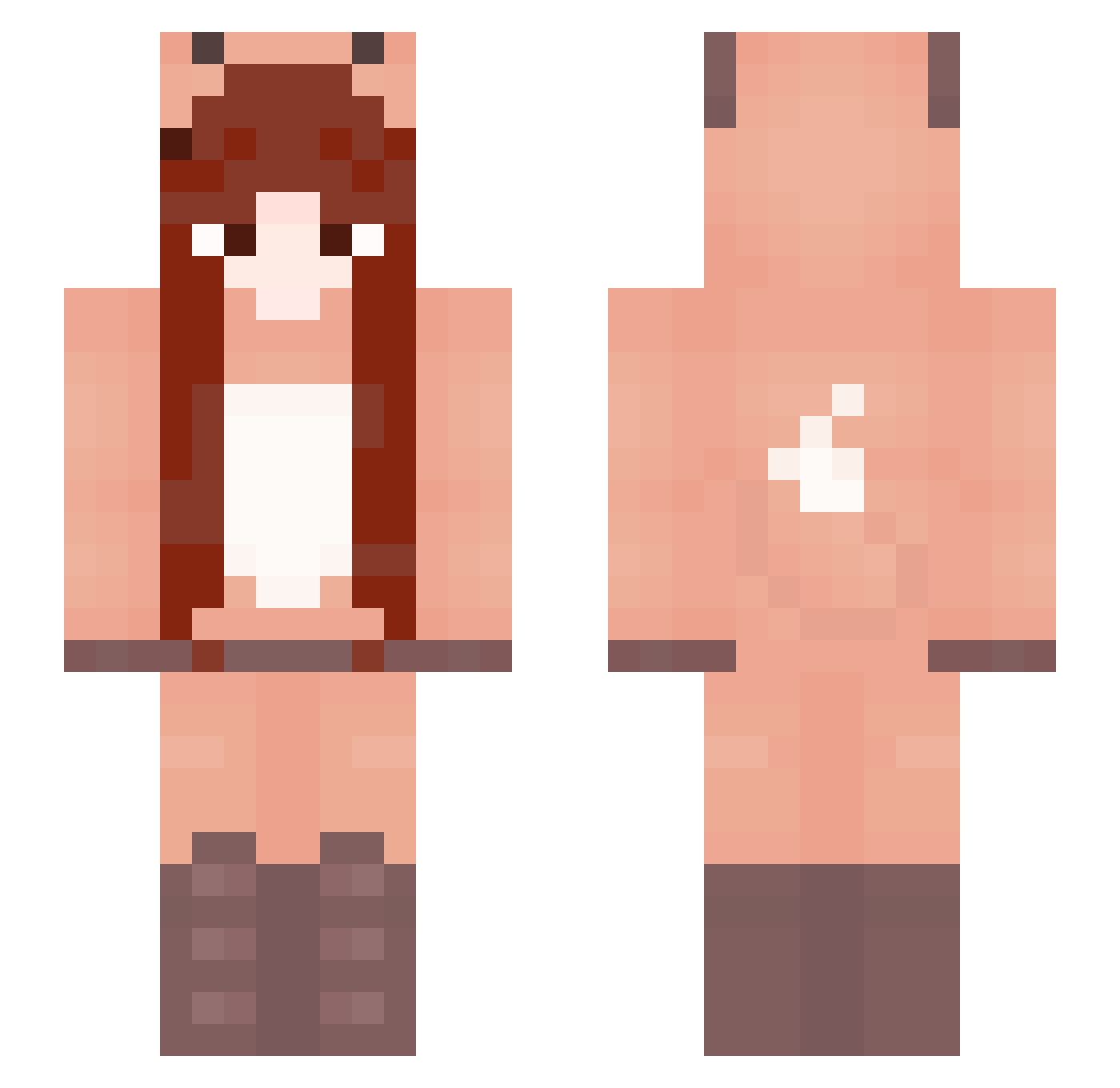 schmidi123 Minecraft skin, front and back view