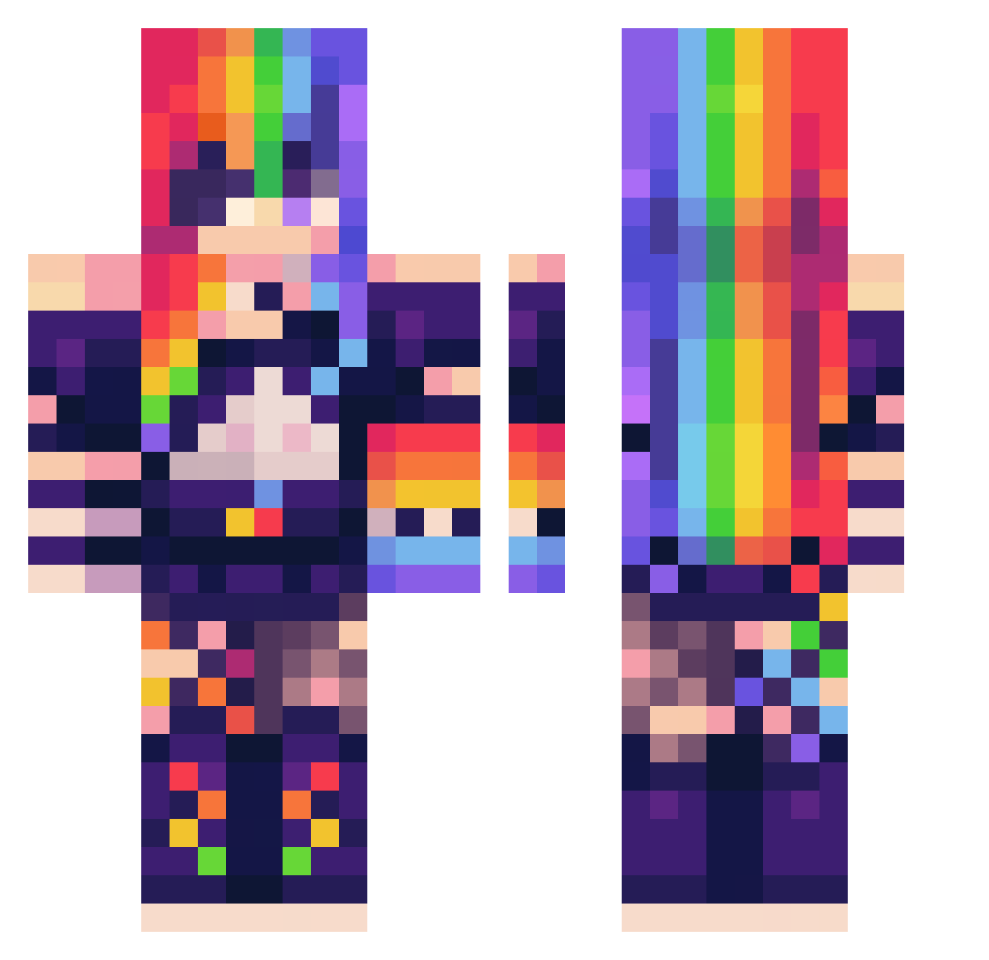 stikucuistich_ Minecraft skin, front and back view