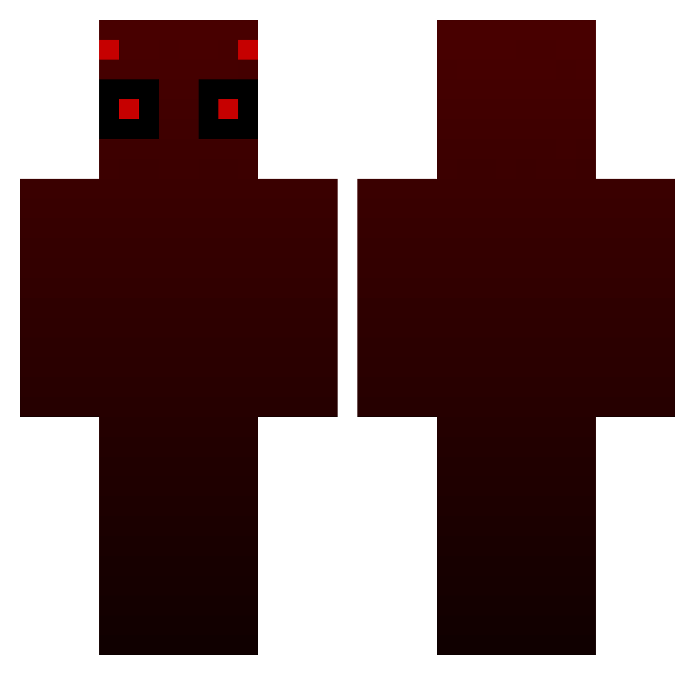 unkillab1eDem0n Minecraft skin, front and back view