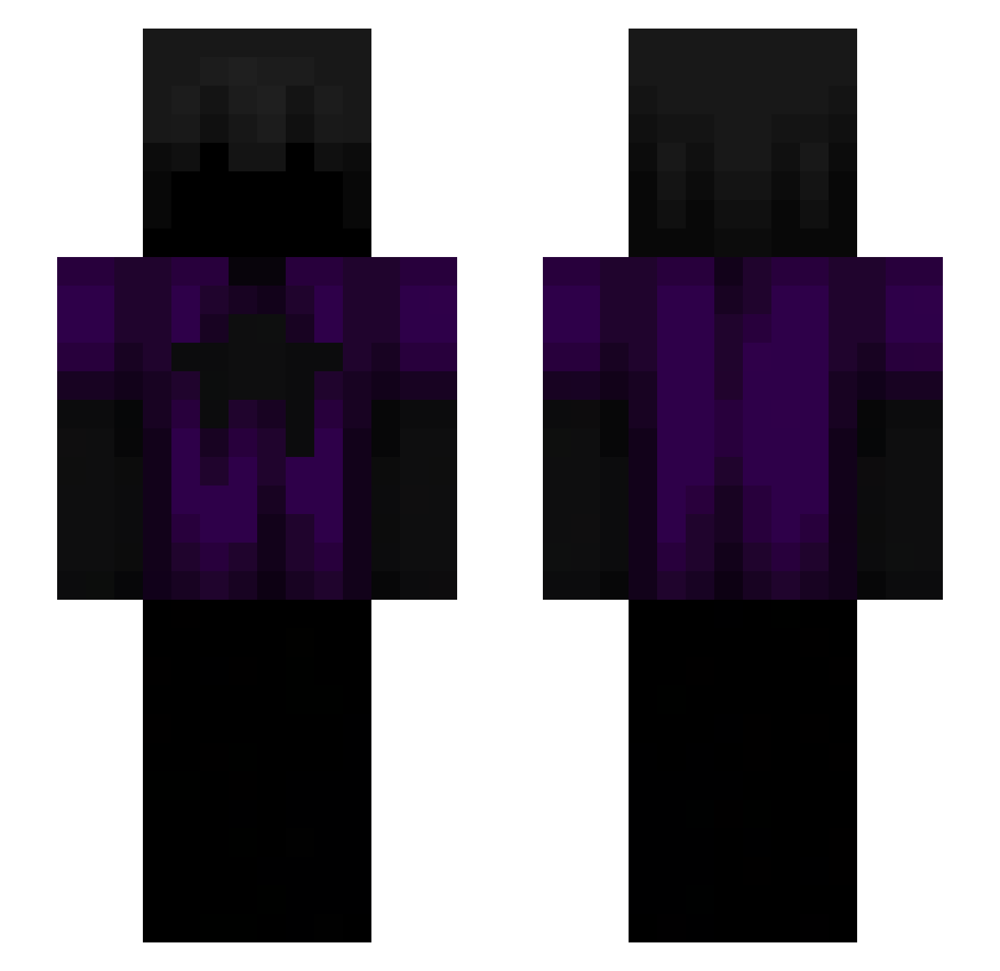 yneli Minecraft skin, front and back view
